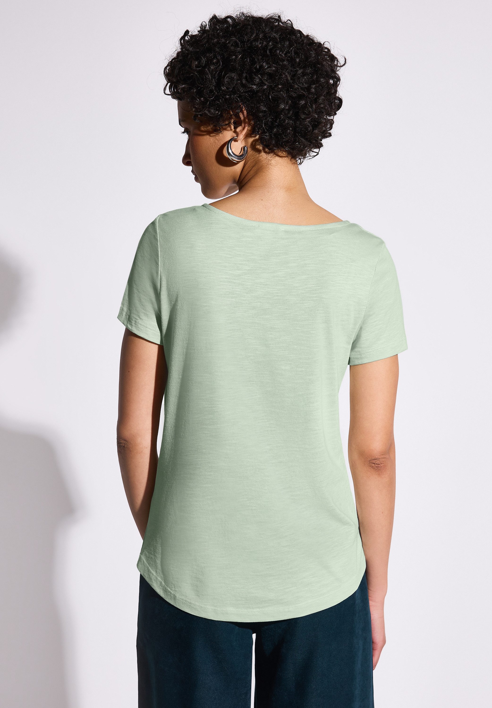 STREET ONE T-Shirt, mit V-Ausschnitt günstig online kaufen
