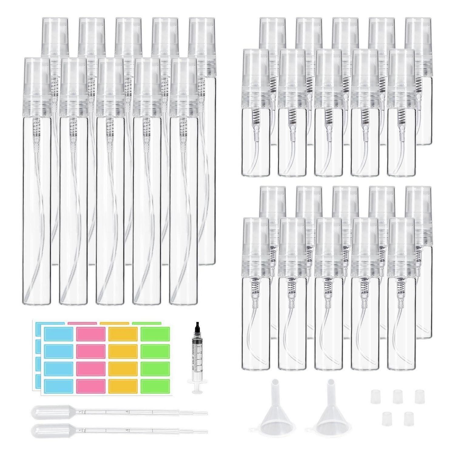 LuxusKollektion Parfümzerstäuber Mini Parfümzerstäuber Set 3/5/10ml transparent (30 St)
