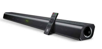 100% Bomaker Soundbar ODINE III für TV Geräte, 2.0 HDMI ARC Soundbar, 110 dB 37 Zoll Lautsprecher, Bluetooth 5.0 TV Stereo Sound DSP 120 Watt Soundbar Soundbar