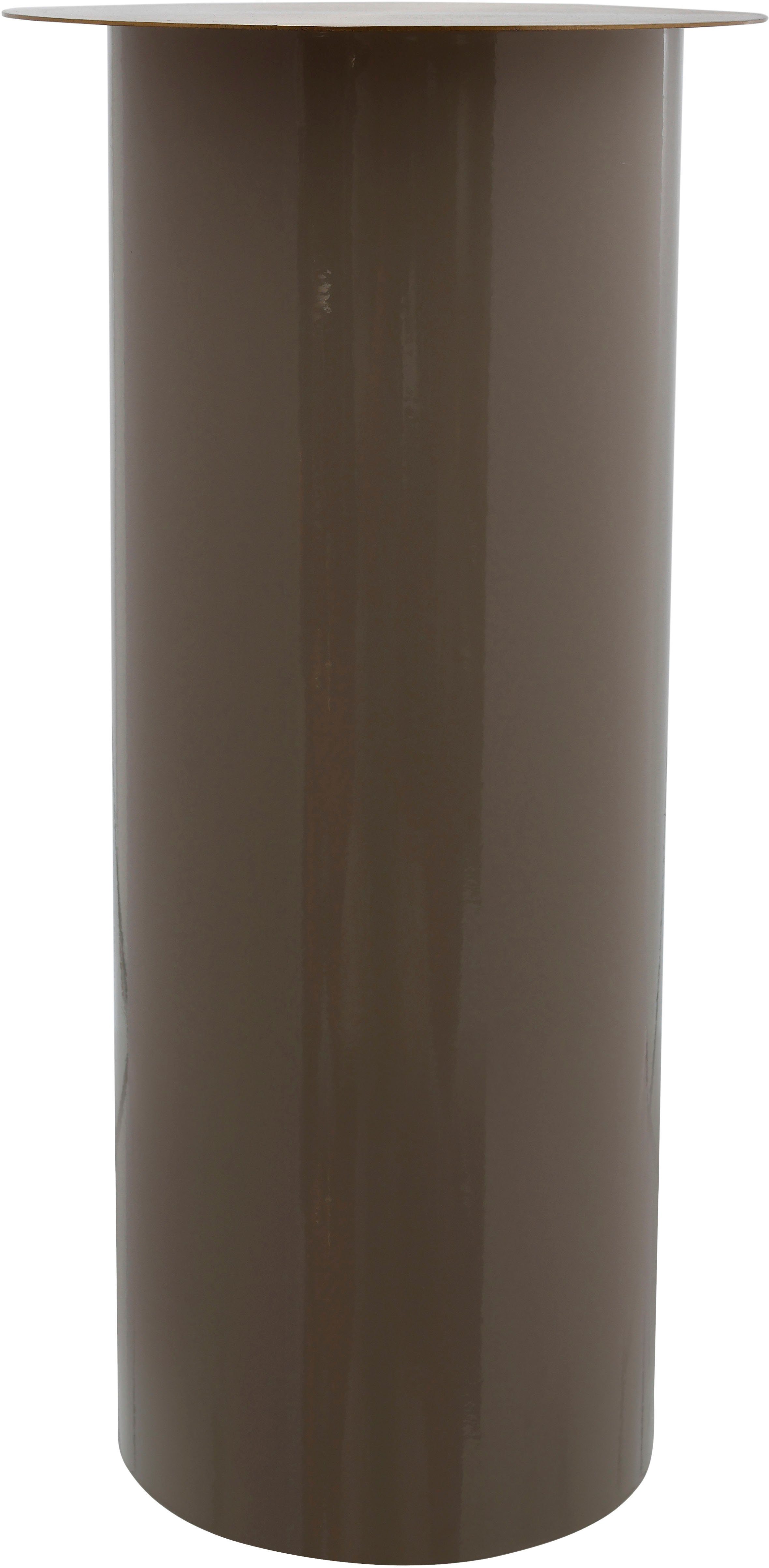 (1 Bodenkerzenständer Kerzenhalter Kayoom Deco taupe/goldfarben Art 165 St)
