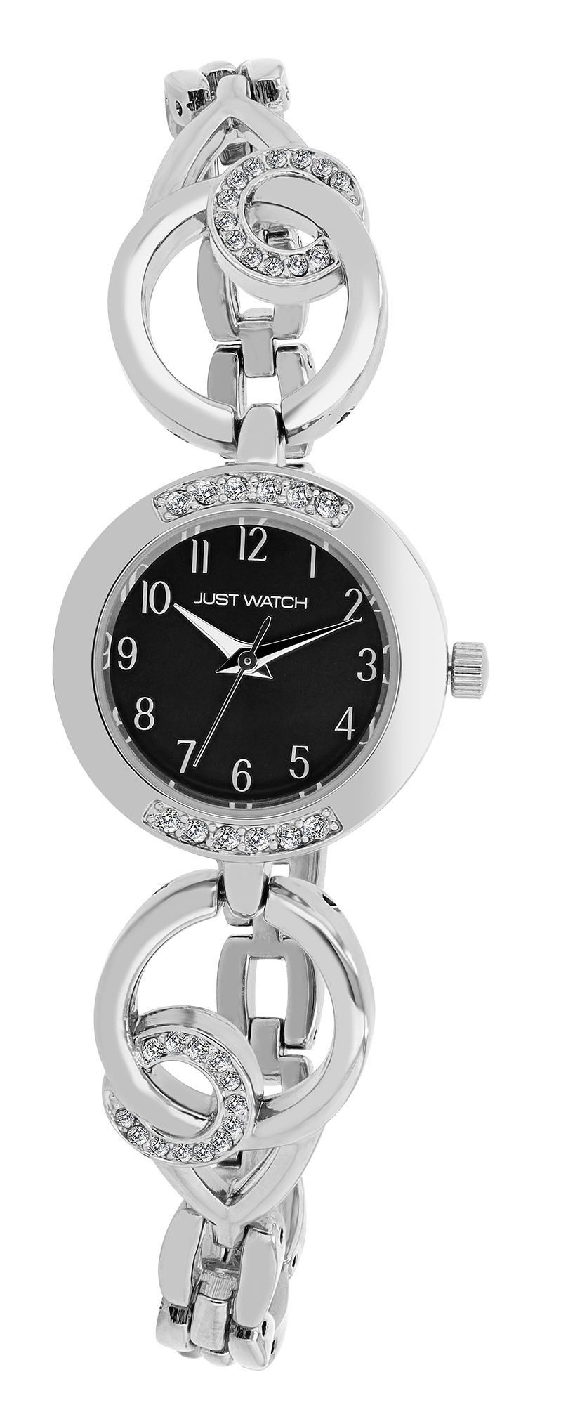JUST WATCH Quarzuhr Liana mit Gliederarmband, 5 ATM, Similisteine