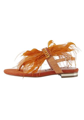 XYXYX Шлепанцы с украшения и Federn