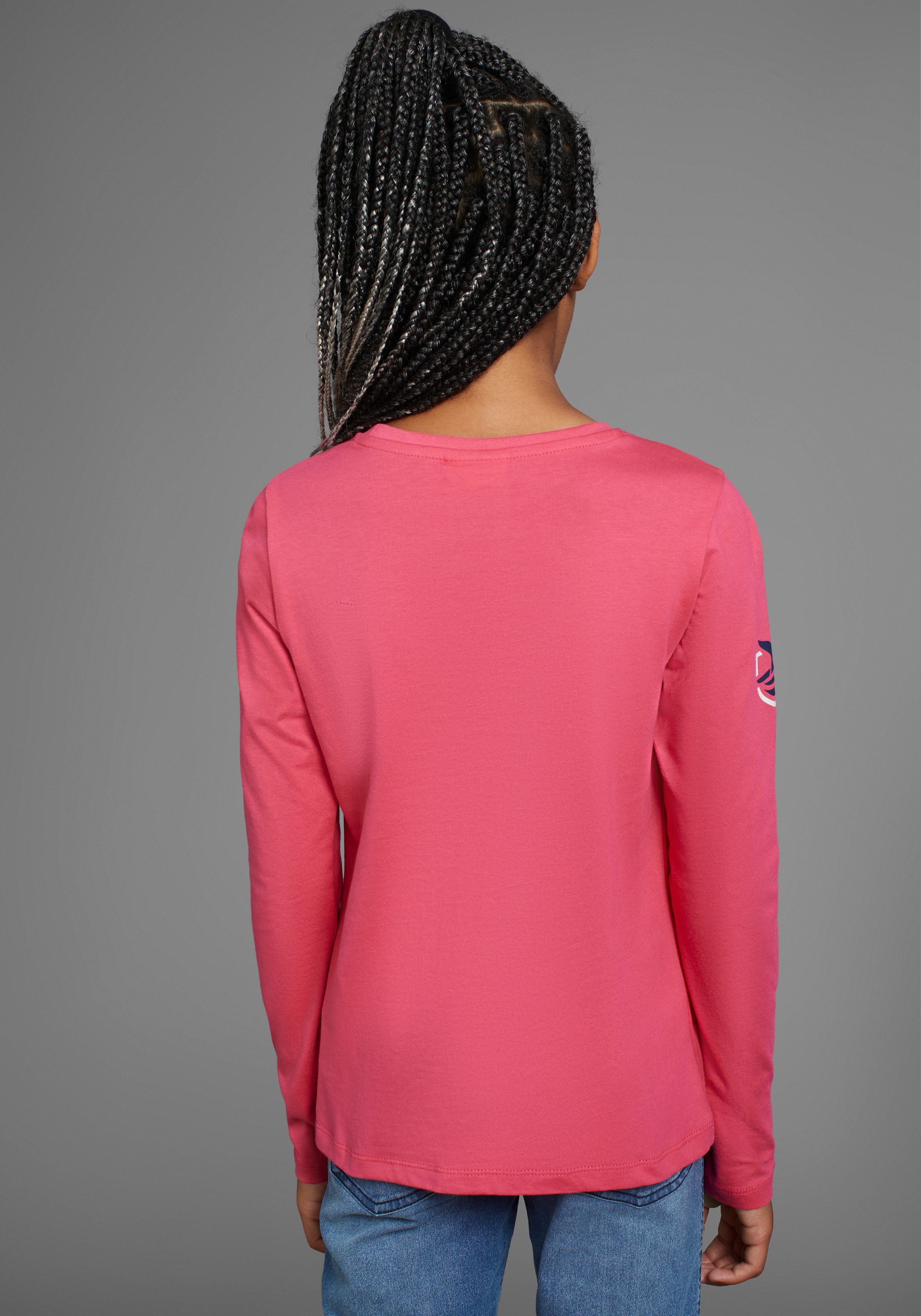 DELMAO Langarmshirt Mit Wendepailletten, Pailletten in günstig online kaufen