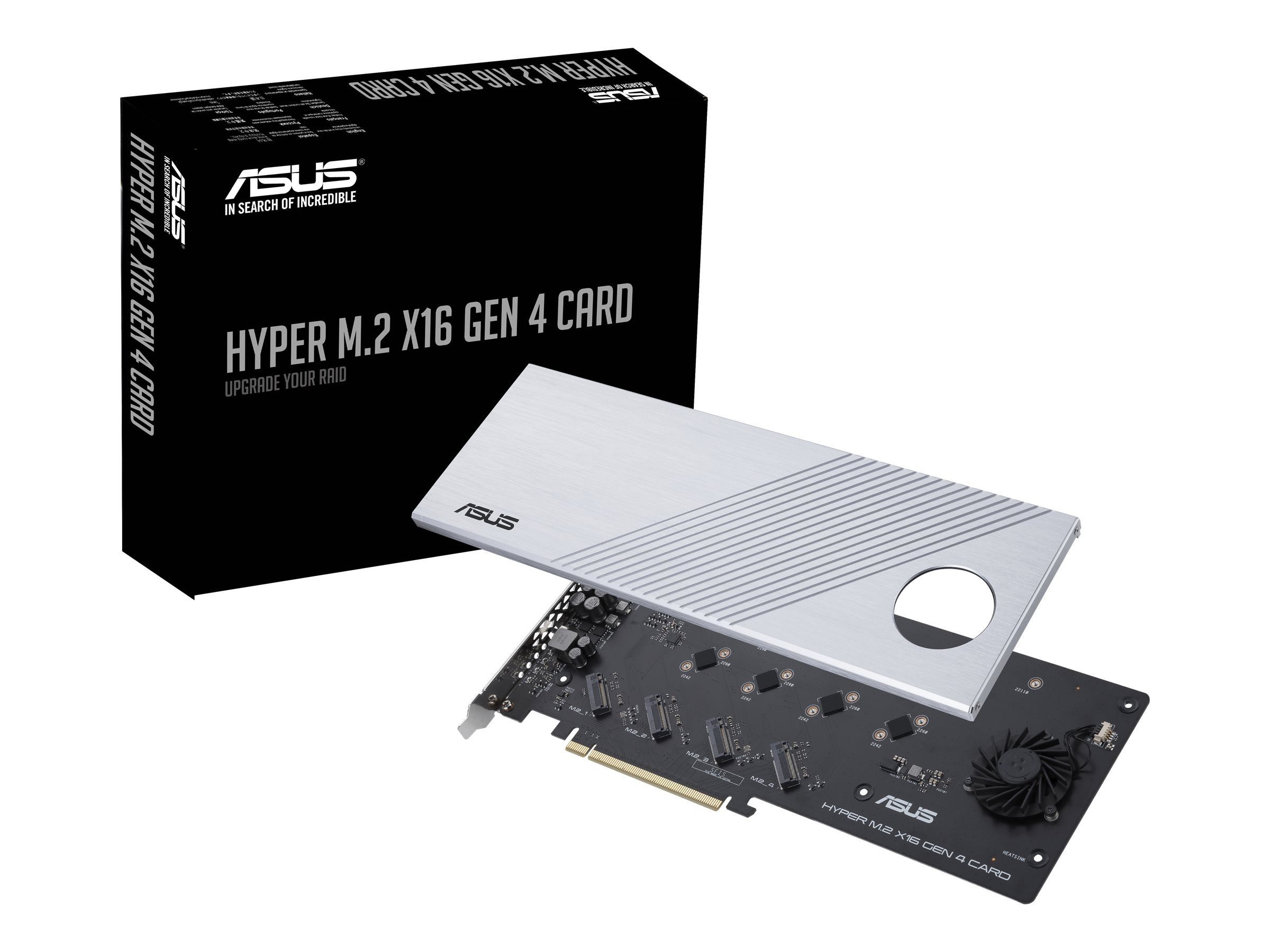 Asus ASUS Hyper M.2 x16 Schnittstellenadapter PCIe 4.0 90MC08A0-M0EAY0 Netzwerk-Adapter