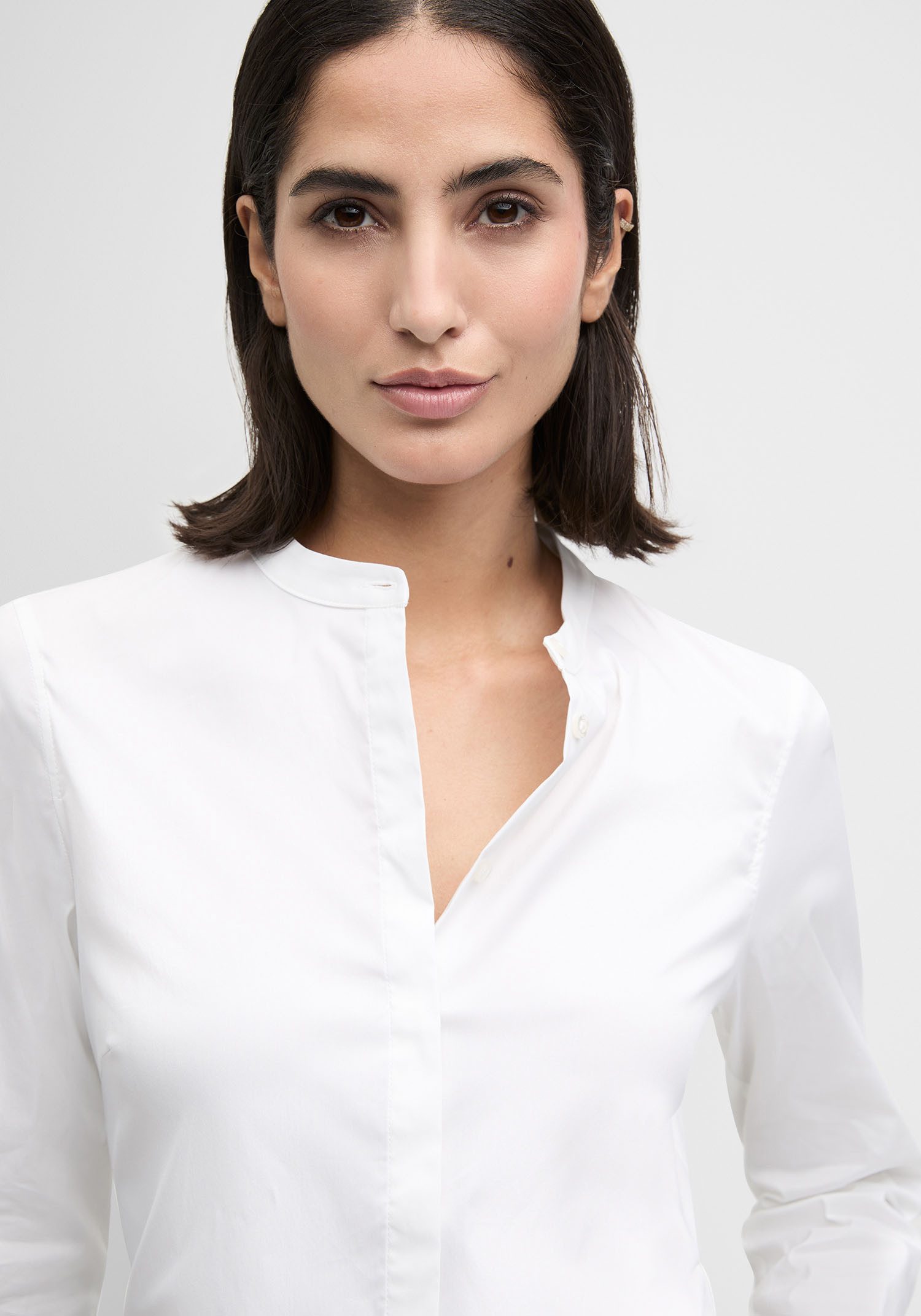 Cinque Hemdbluse CIPAPER Mit Markenlabelplättchen am Saum