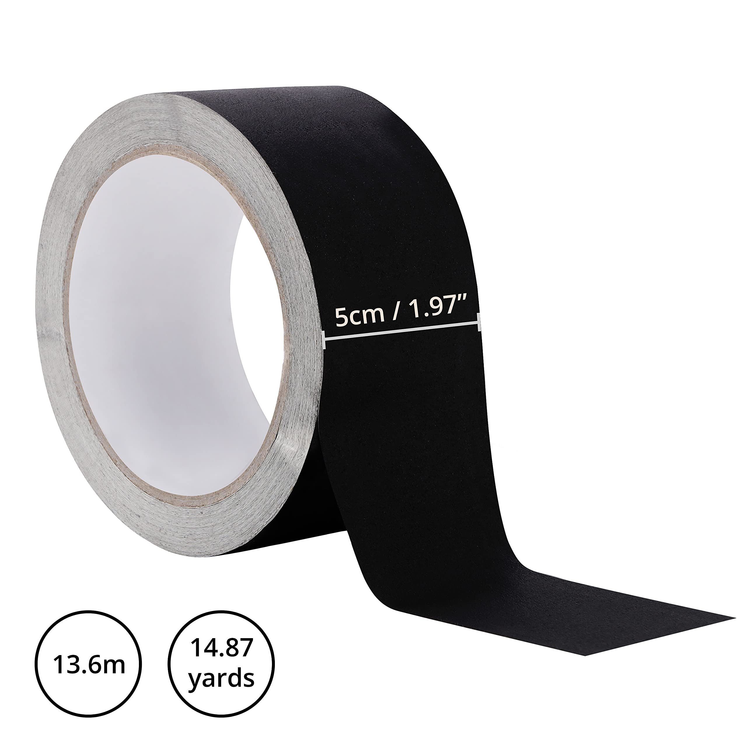 Belle Vous Klebeband 13.6m - x 5cm Black Buchreparaturband 5cm - Book Schwarzes x 13.6m Tape Repair