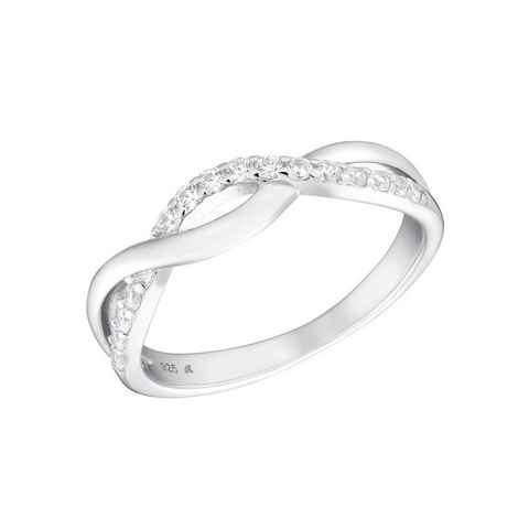 Amor Fingerring Silver Classic, mit Zirkonia (synth)