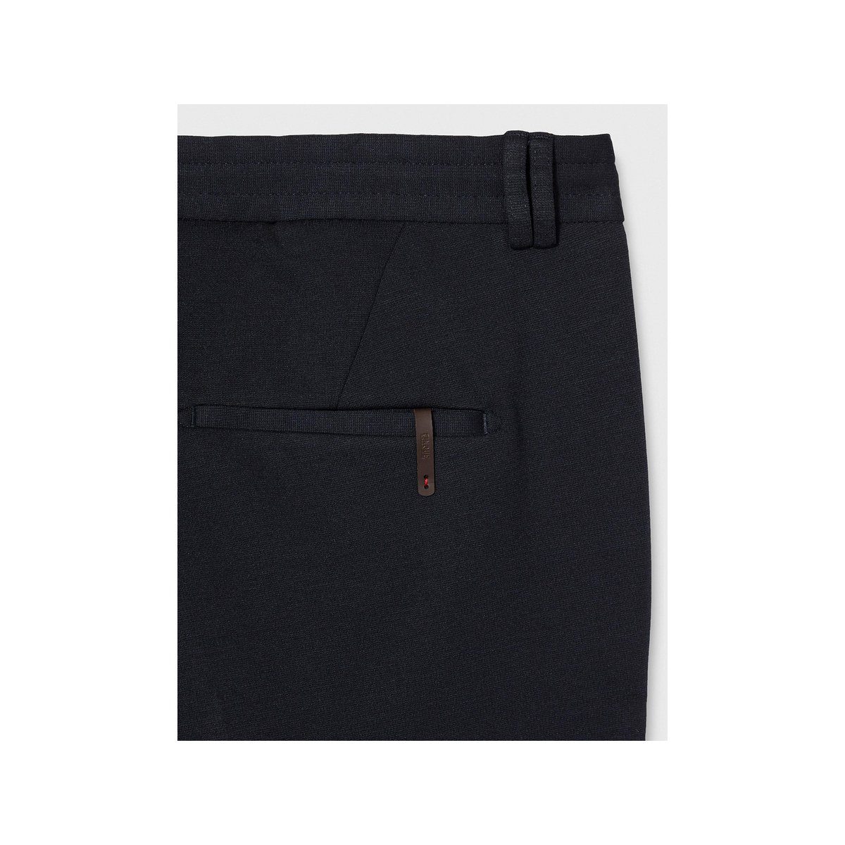 (1-tlg) uni Stoffhose regular dunkelblau Cinque