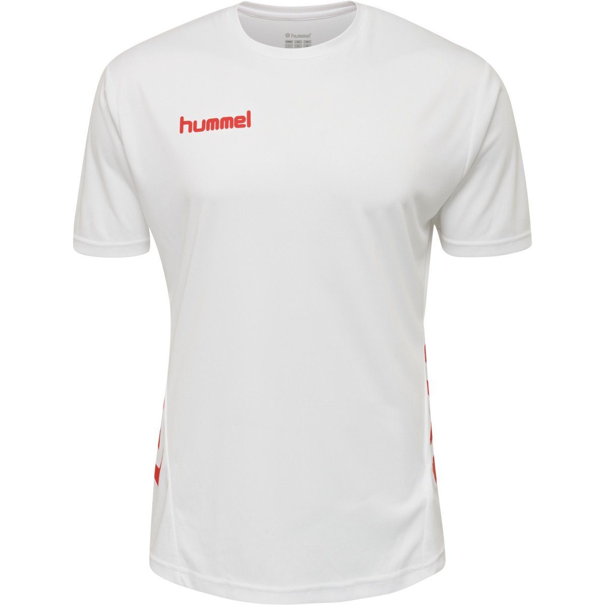 hummel (Duo WHITE/TRUE Duo 1x Jr. T-Shirt RED Set, 1x Short Trikot) Trikotset Promo