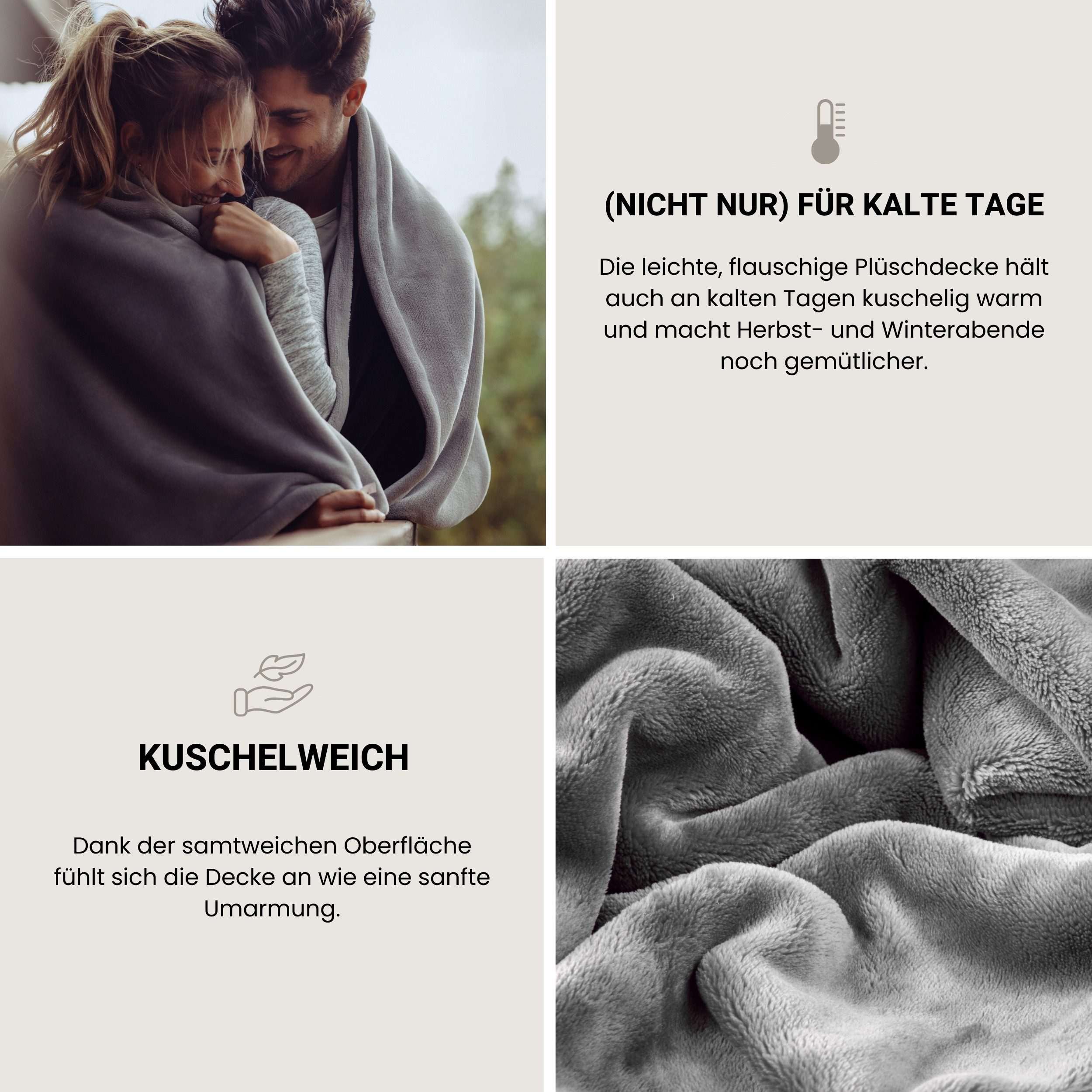 Wohndecke Mia leichte Kuscheldecke für Couch, Sofa und als Tagesdecke, Schiesser, OEKO-TEX® zertifiziert