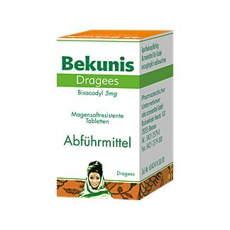 Bekunis Dragees Bisacodyl 5mg, 100 St Bekunis Dragees Bisacodyl 5mg, 100 St