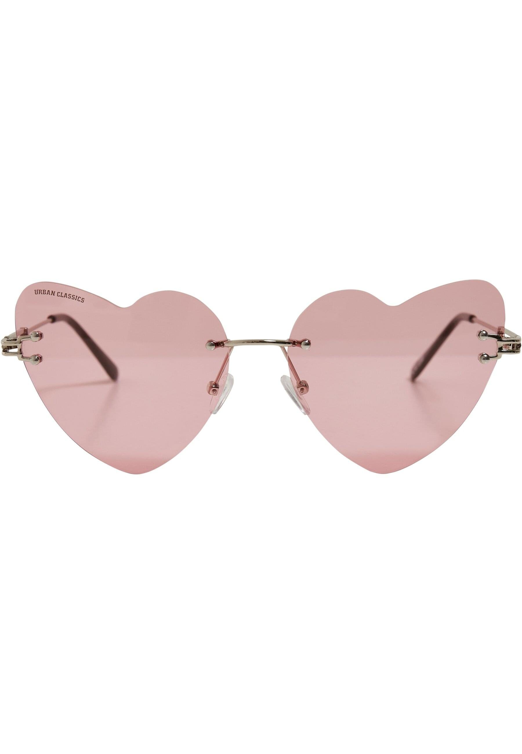 Sunglasses Heart With CLASSICS Chain Unisex Sonnenbrille rose/silver URBAN