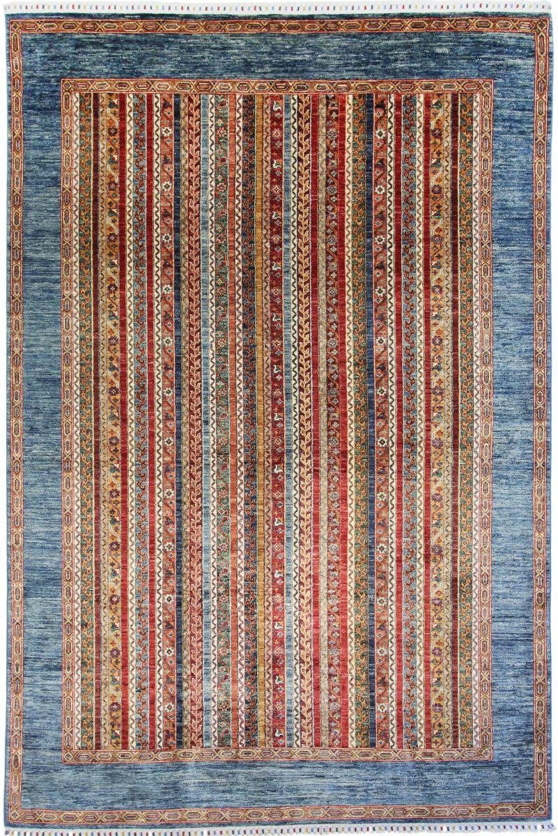Orientteppich Arijana Shaal 204x305 Handgeknüpfter Orientteppich, Nain Trading, rechteckig, Höhe: 5 mm