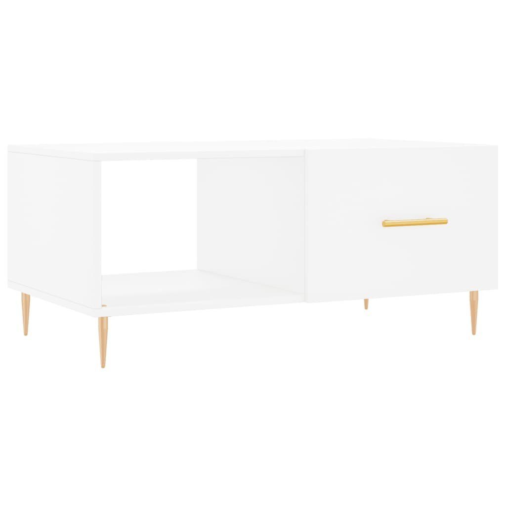 Couchtisch Couchtisch Weiß 90x50x40 cm Holzwerkstoff