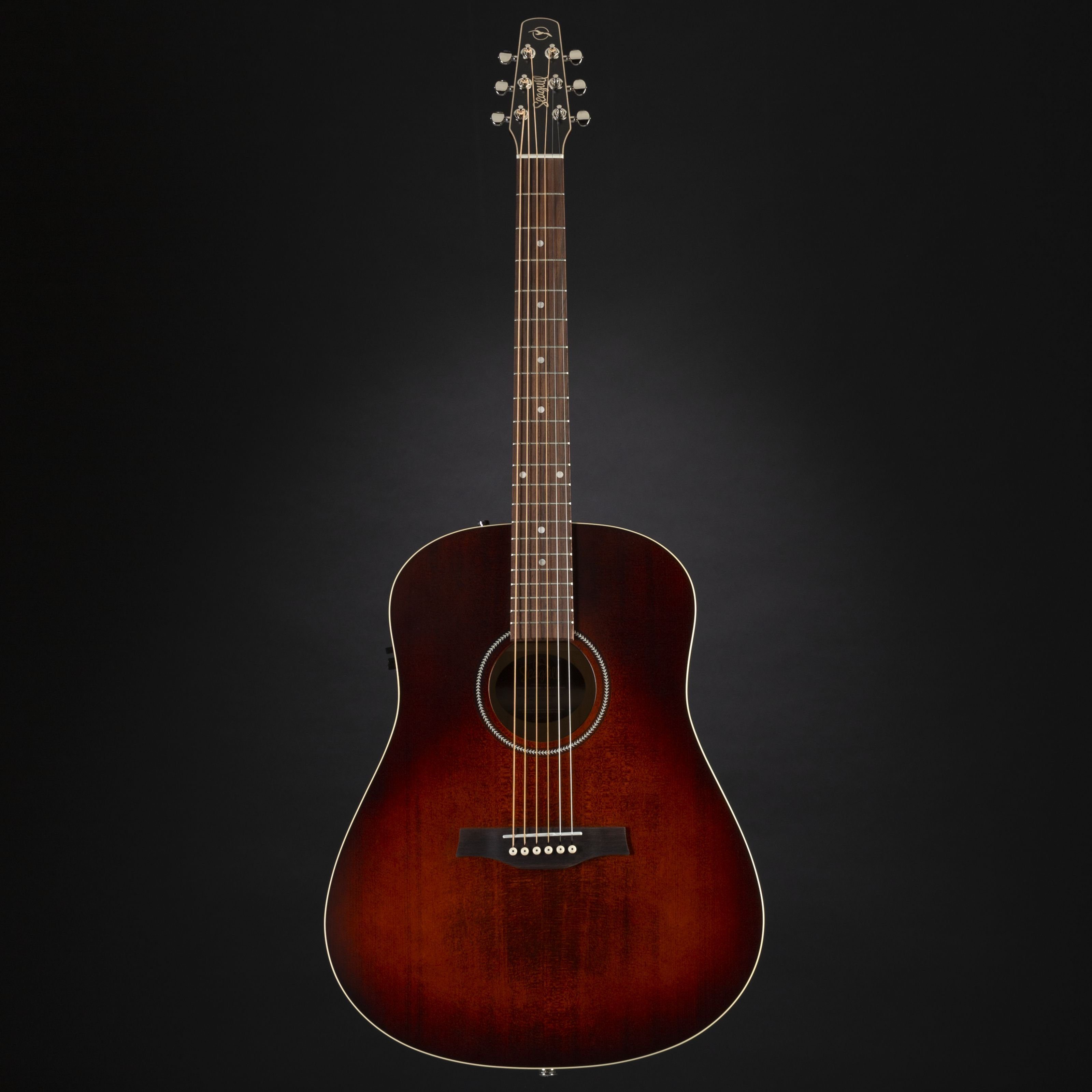 SEAGULL Westerngitarre, S6 Original Burnt Umber Q1T 46mm Sattelbreite, Westerngitarren, Dreadnought Gitarren, S6 Original Burnt Umber Presys II - Westerngitarre