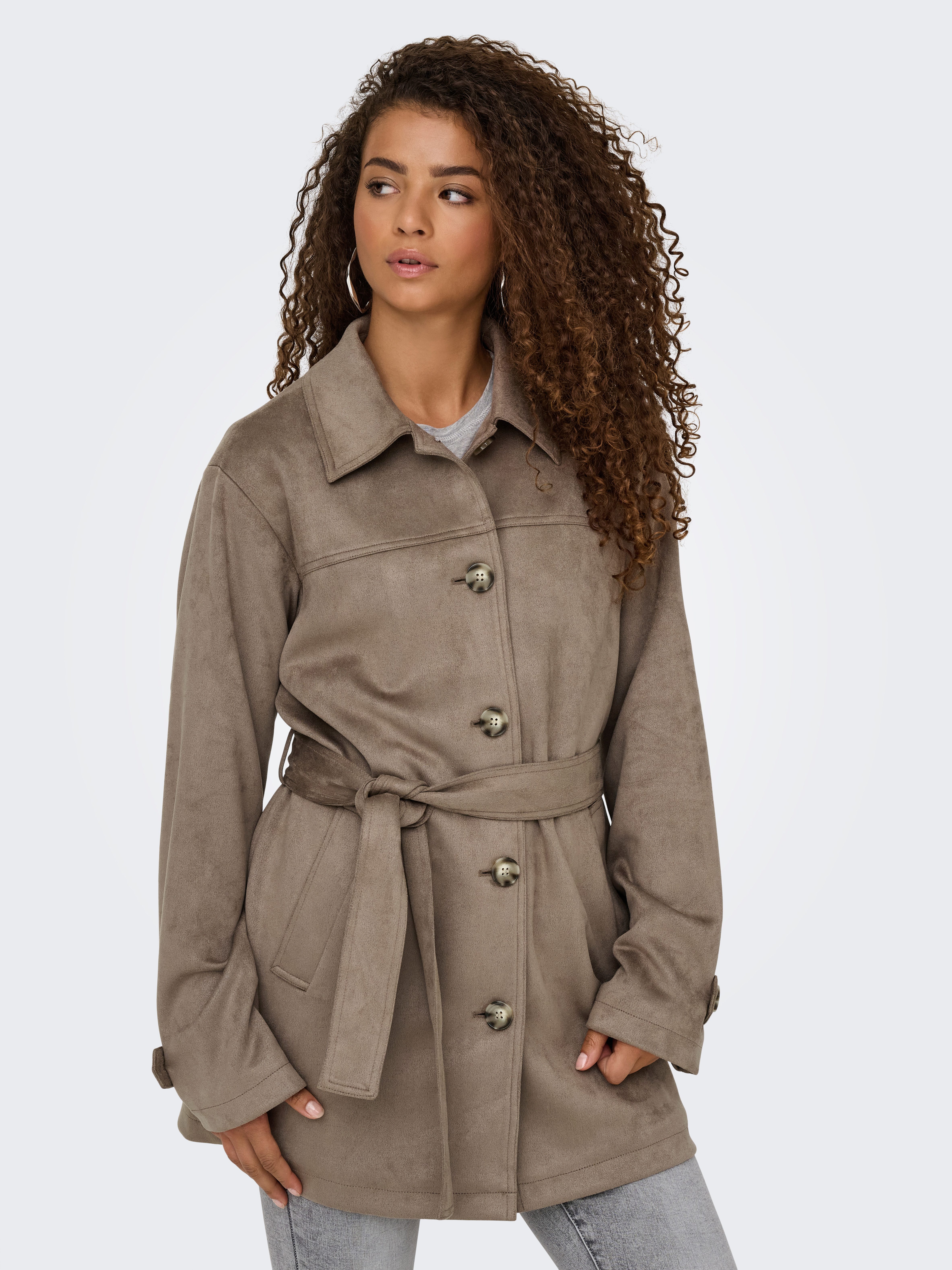 ONLY Trenchcoat ONLDIANE LIFE FAUX SUEDE COAT CC OTW günstig online kaufen