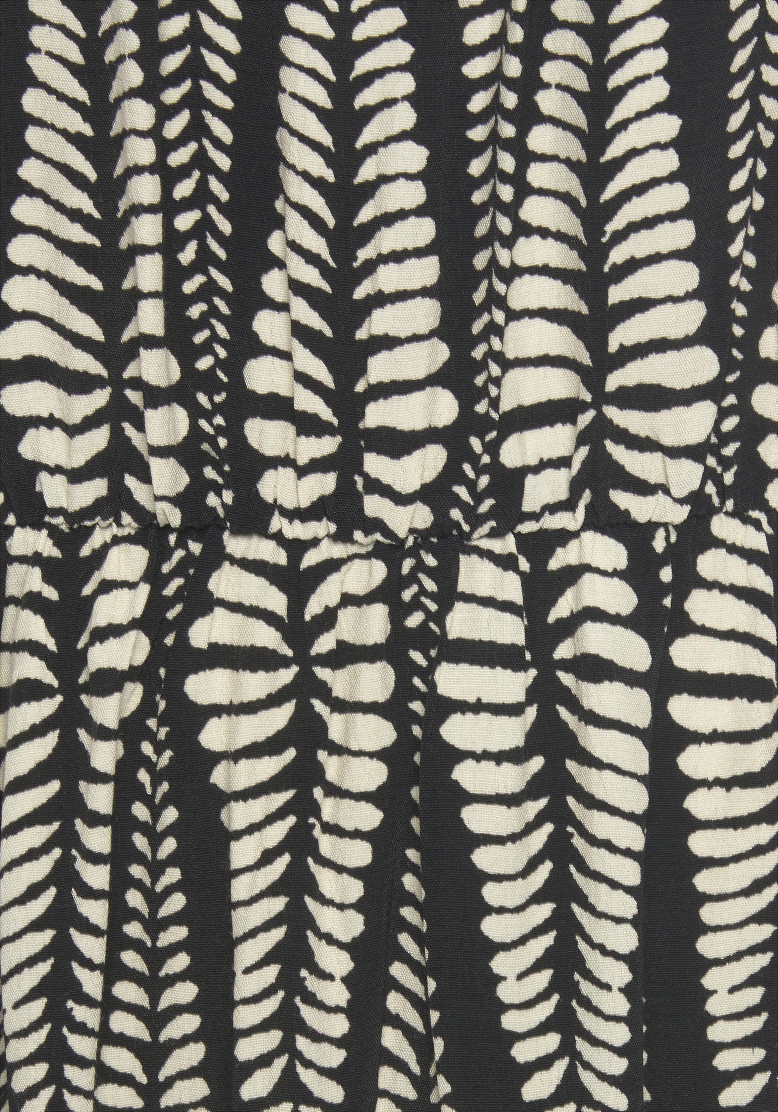 LASCANA Maxikleid mit Alloverprint und Knopfleiste hinten, aus gewebter Viskose luftiges Sommerkleid, elegantes Webkleid, casual