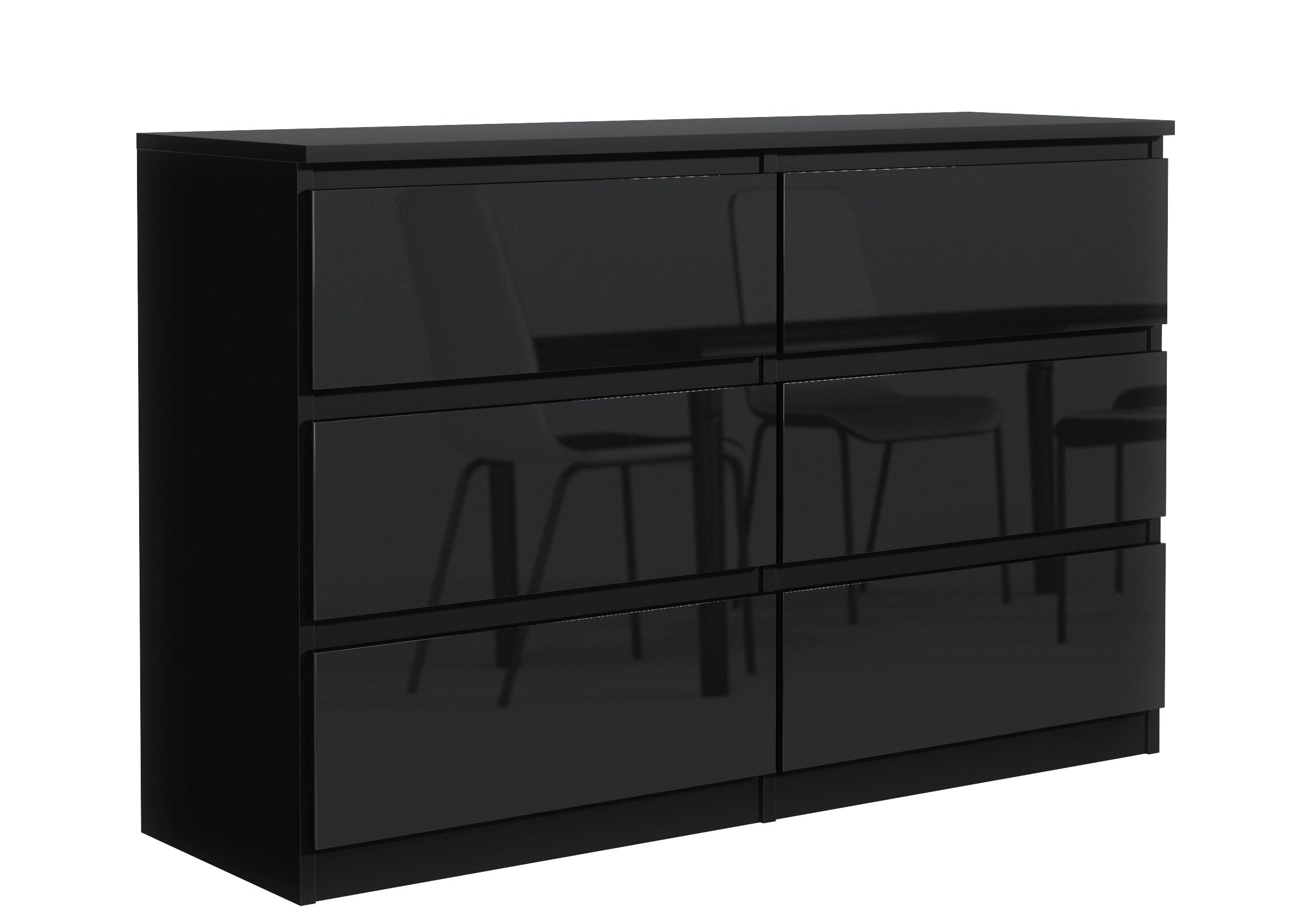 meble masztalerz Kommode Mit 6 Schubladen - 140 cm breit – modern, praktisch & geräumig