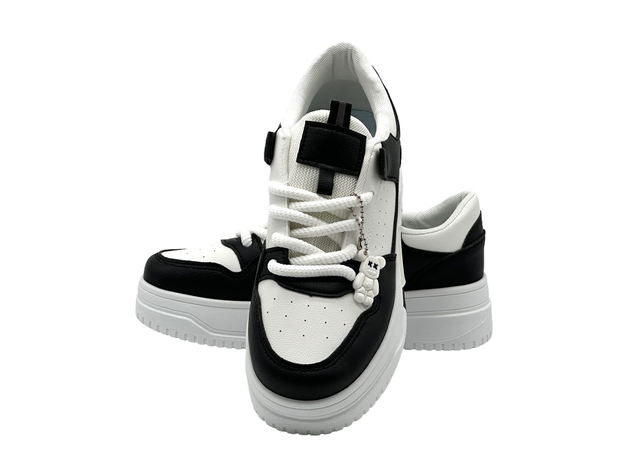 Nowaland Damen modischer Sneaker mit trendiger Plateau-Sohle Sneaker Trendiges Design mit erhöhter Plateau-Sohle