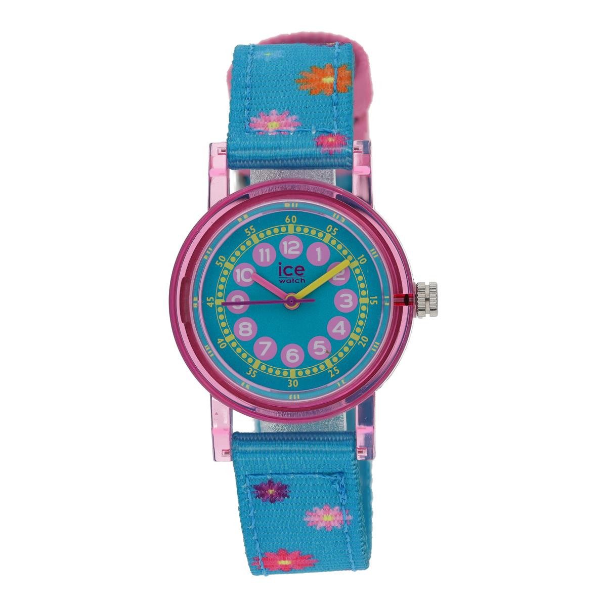 ice-watch Armband Ice Watch Kinderuhr ICE Learning 024497 Pink flowers XS28-3H (kein Set, 1-tlg., kein Set)