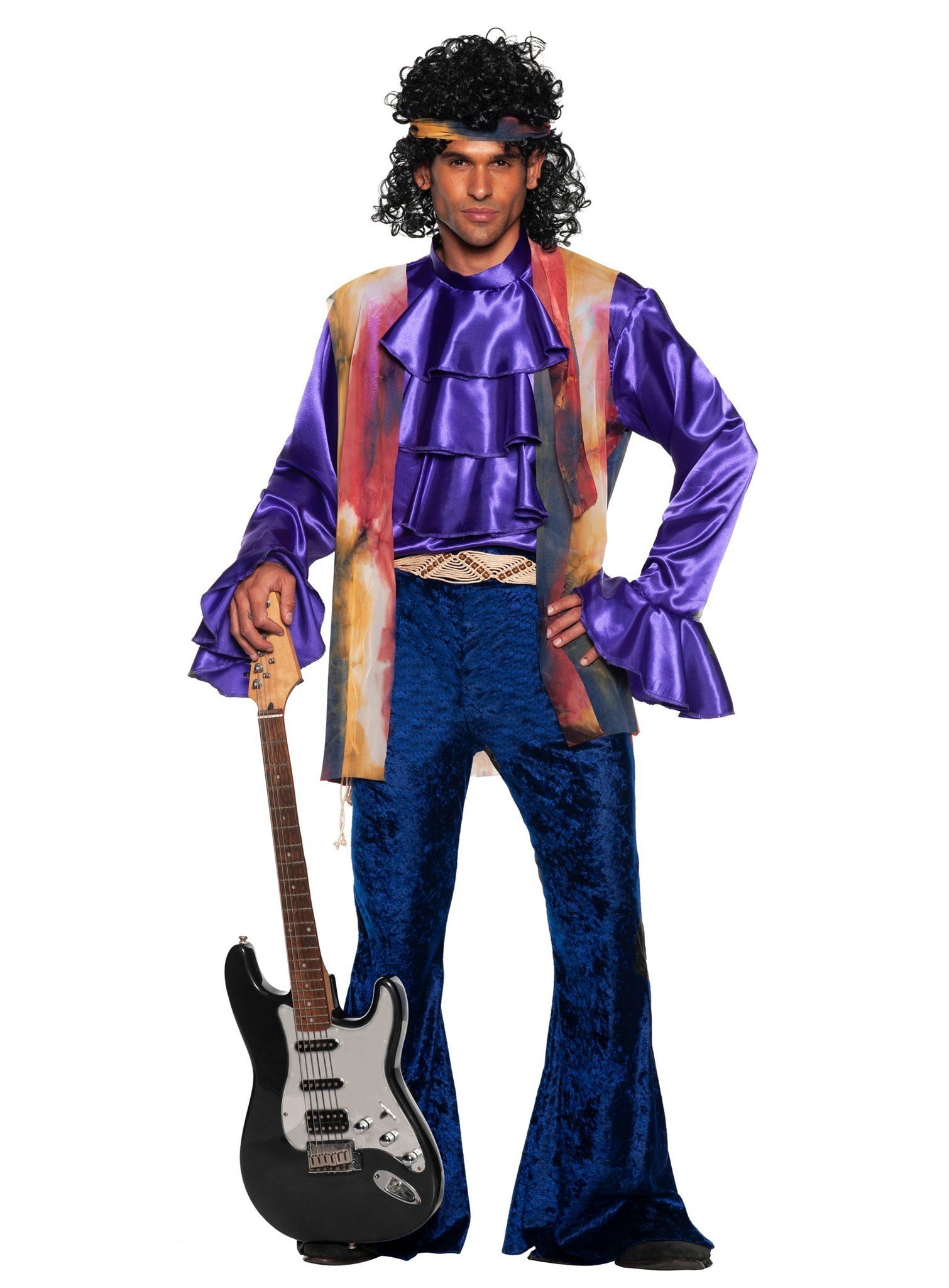 Underwraps Kostüm Glamrock Star Kostüm, Genau die richtige Klamotte für Deinen Woodstock-Auftritt!