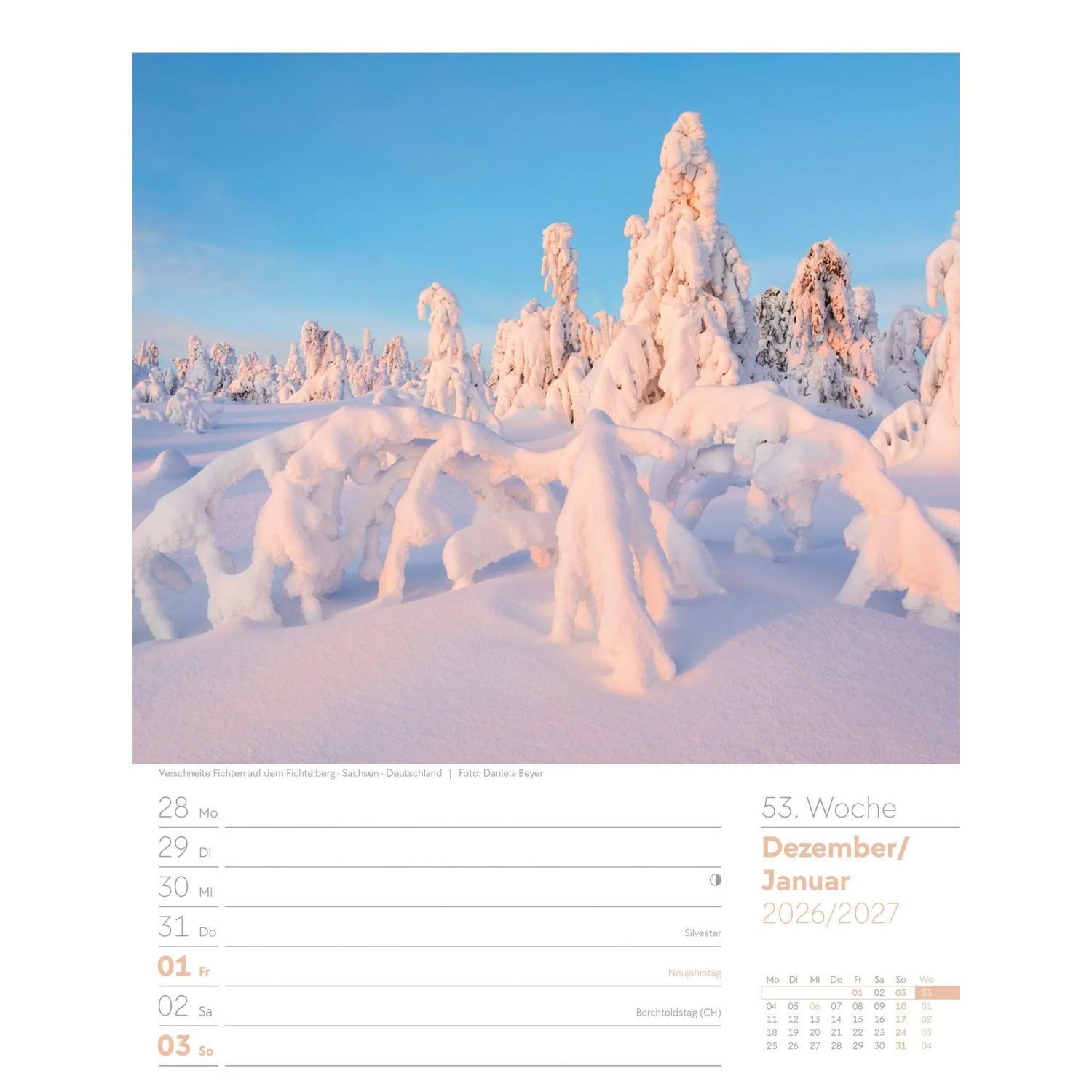 Ackermann Wandkalender Unser Wald Wochenplaner Kalender 2027