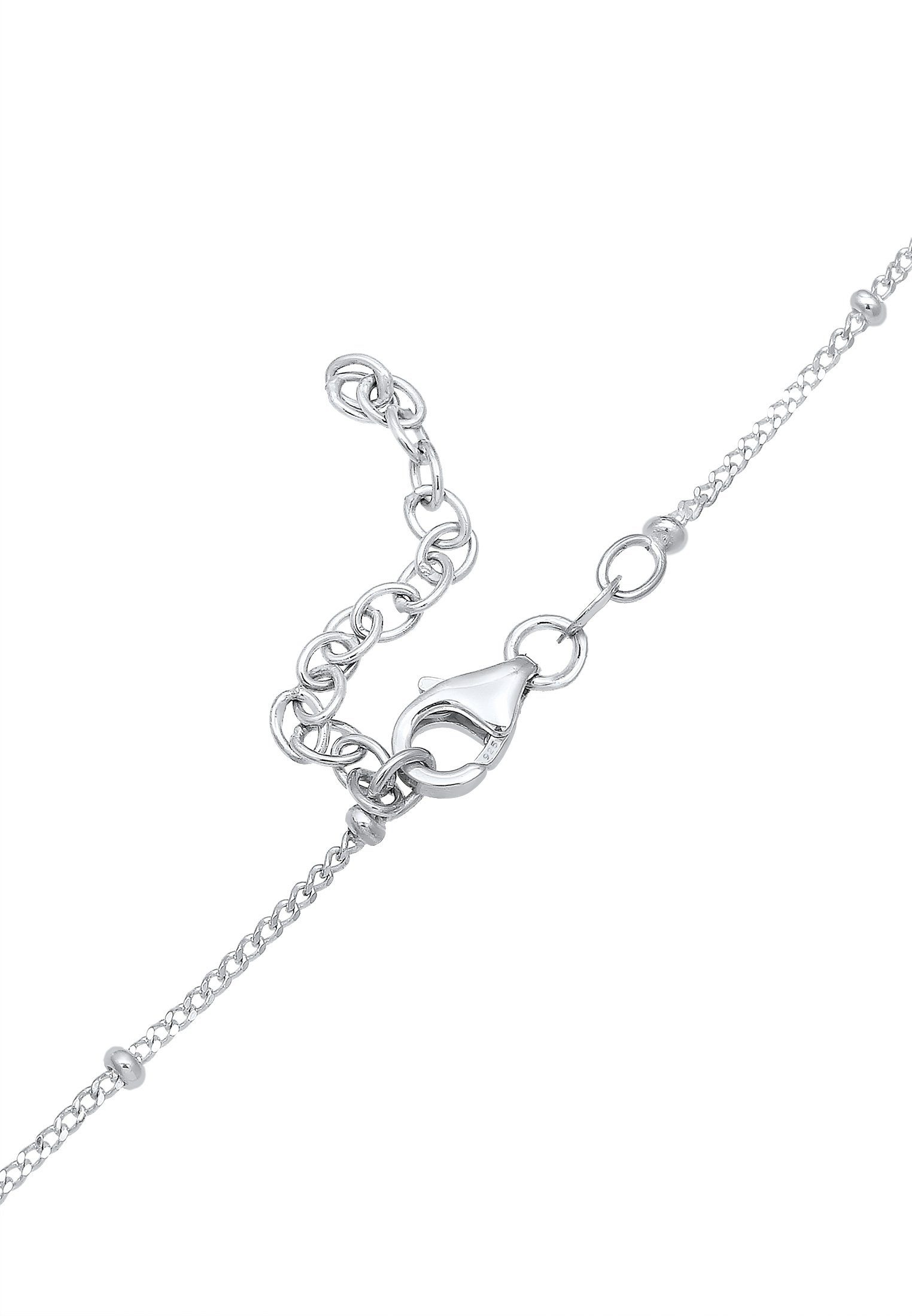 Elli Collier Choker Kugelkette Kreuz Glaube Schmuck Geschenk 925 Silber – Bild 5 von 5