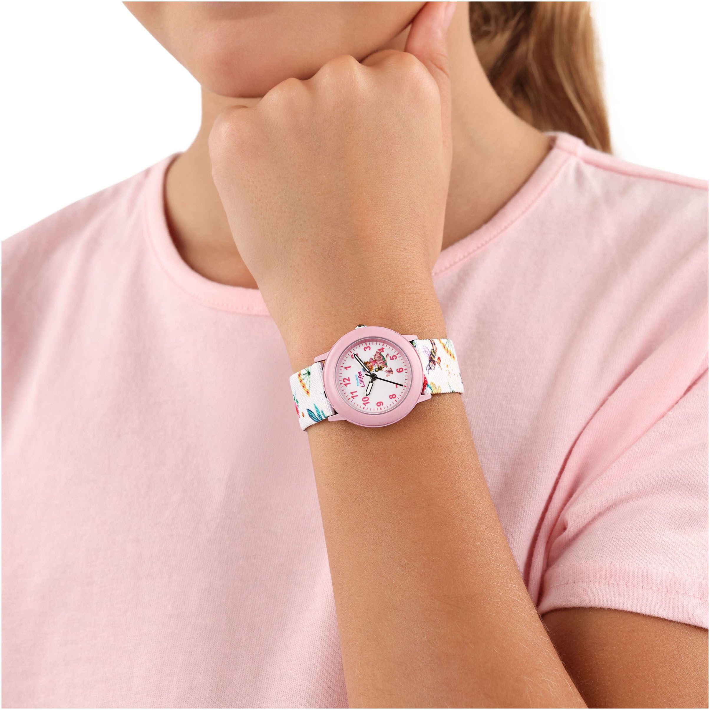 Prinzessin Lillifee Quarzuhr 2037724, Armbanduhr, Kinderuhr, Mädchenuhr, ideal auch als Geschenk