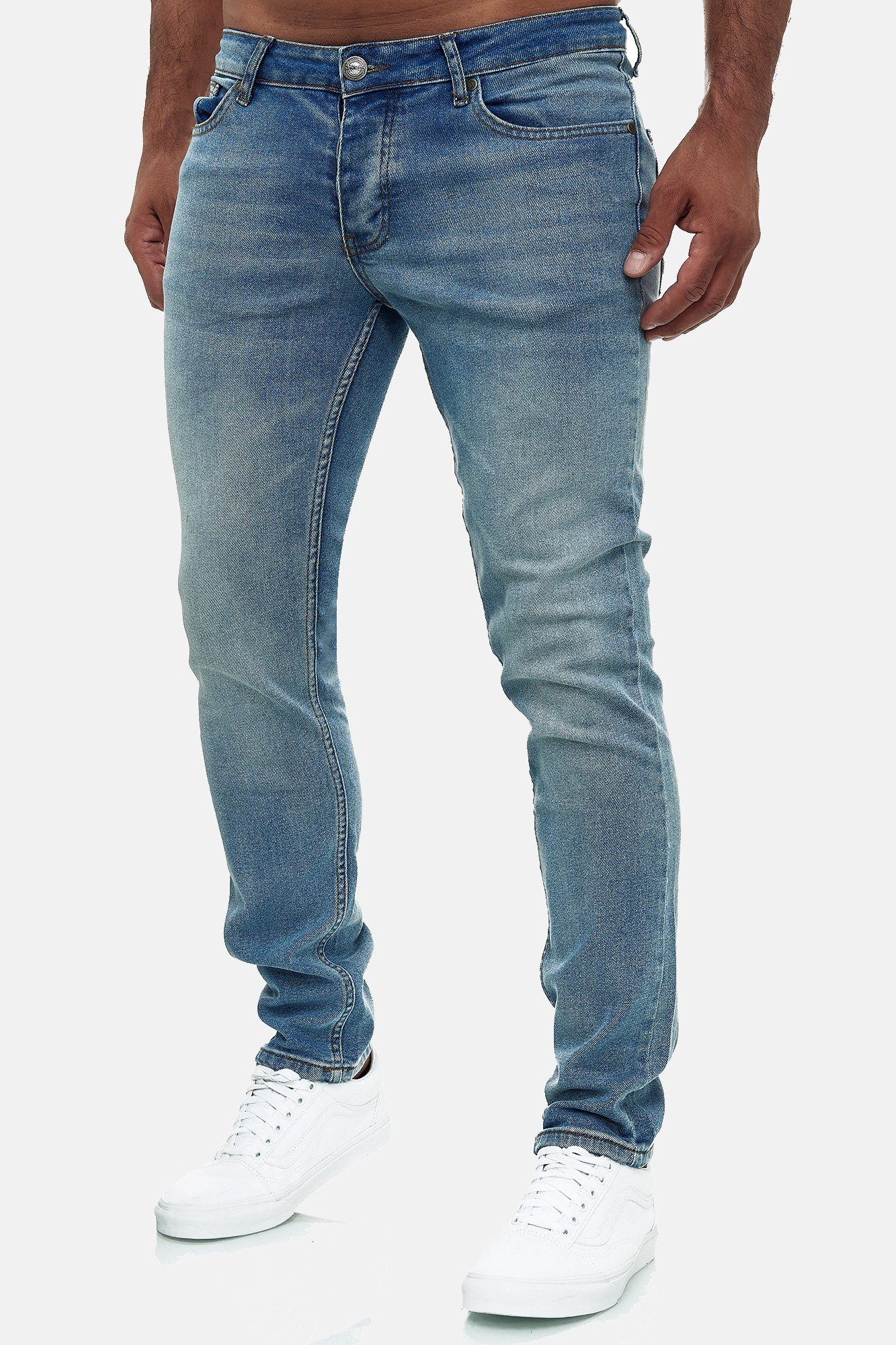 MERISH Slim-fit-Jeans MERISH Jeans Herren Slim Fit Jeanshose Stretch Denim Hose Designer