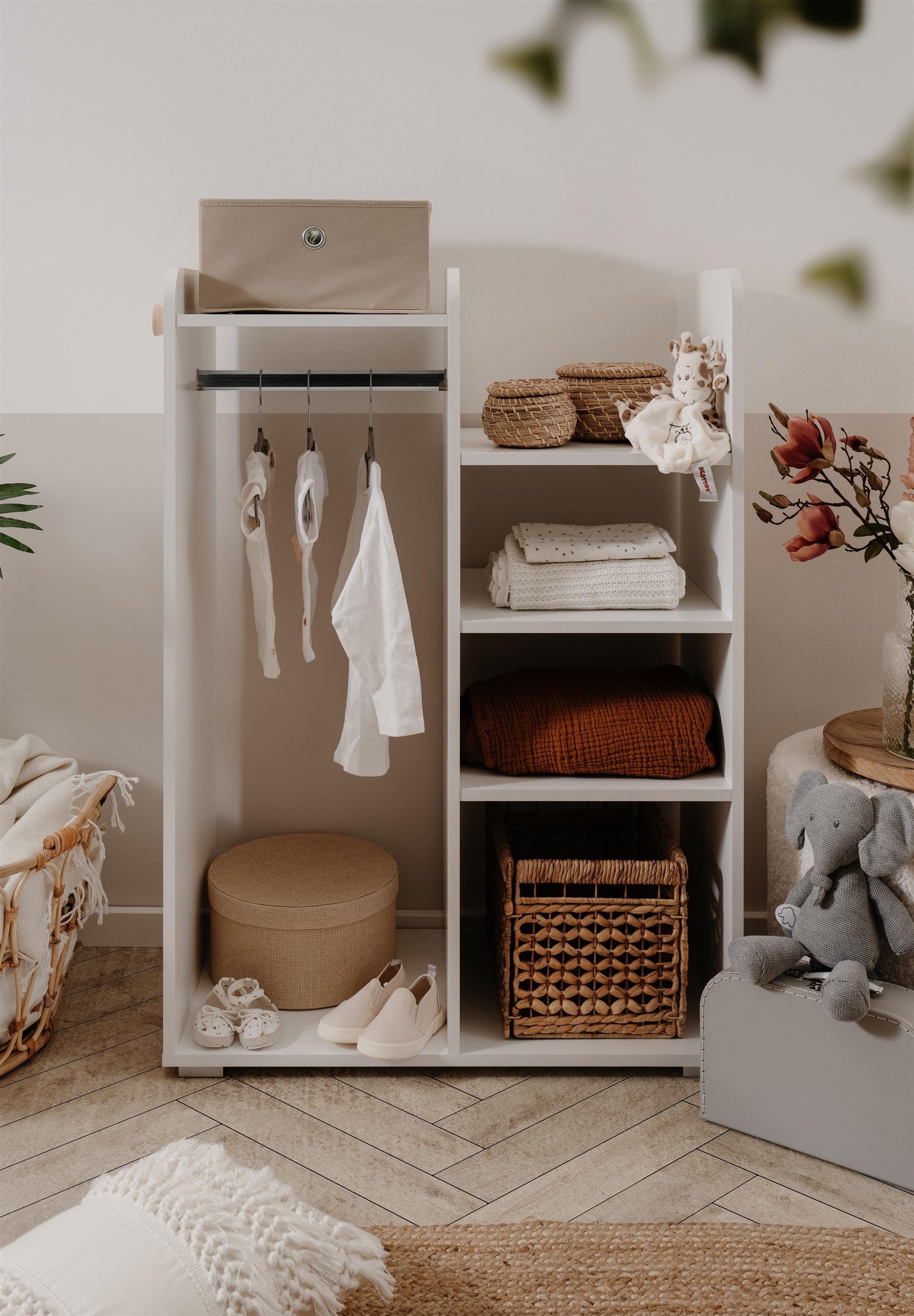 freiraum Garderobe Lala, in weiß - 78x109x39cm (BxHxT)