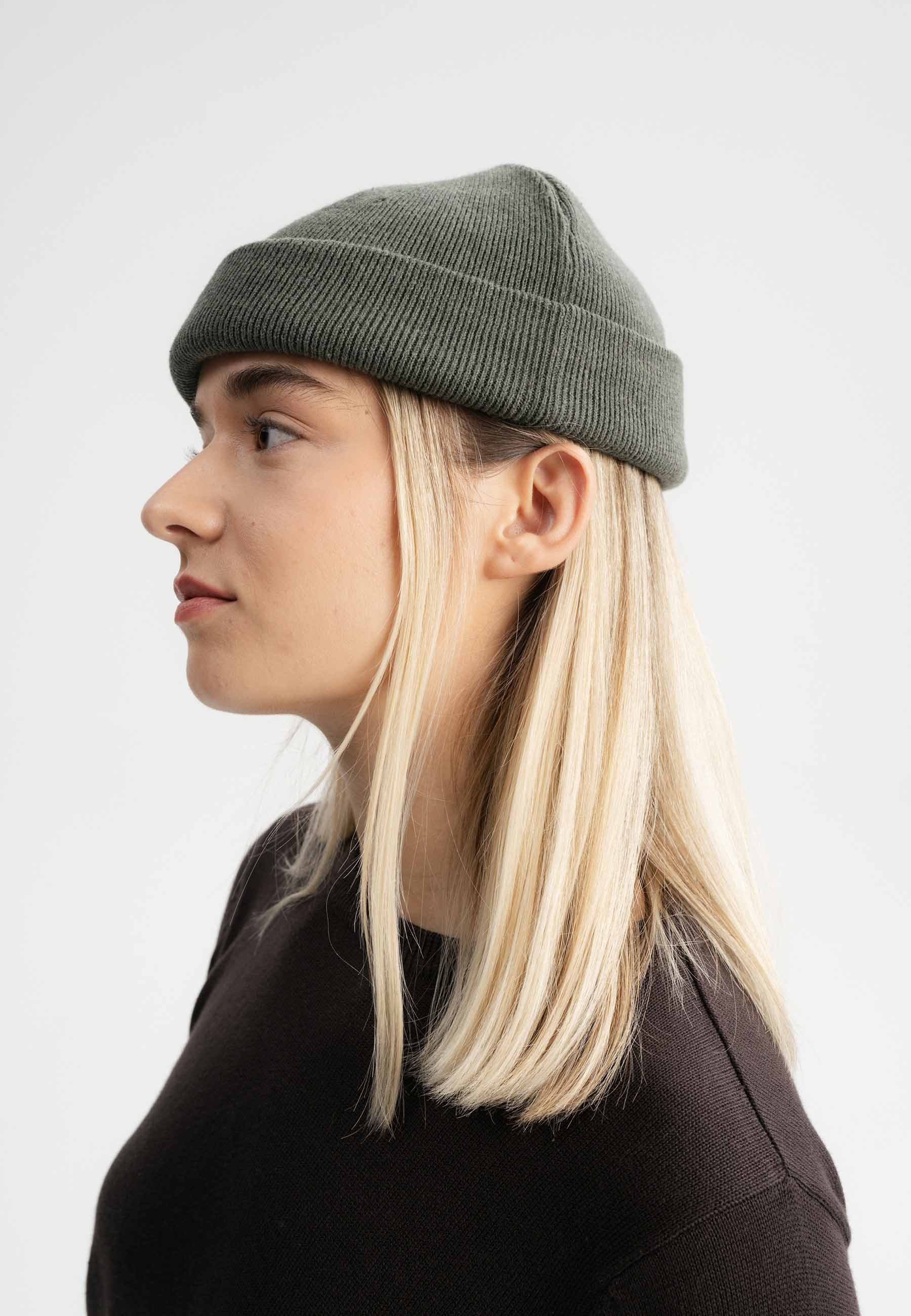 MELA Strickmütze Unisex Feinstrick Mütze kurz günstig online kaufen