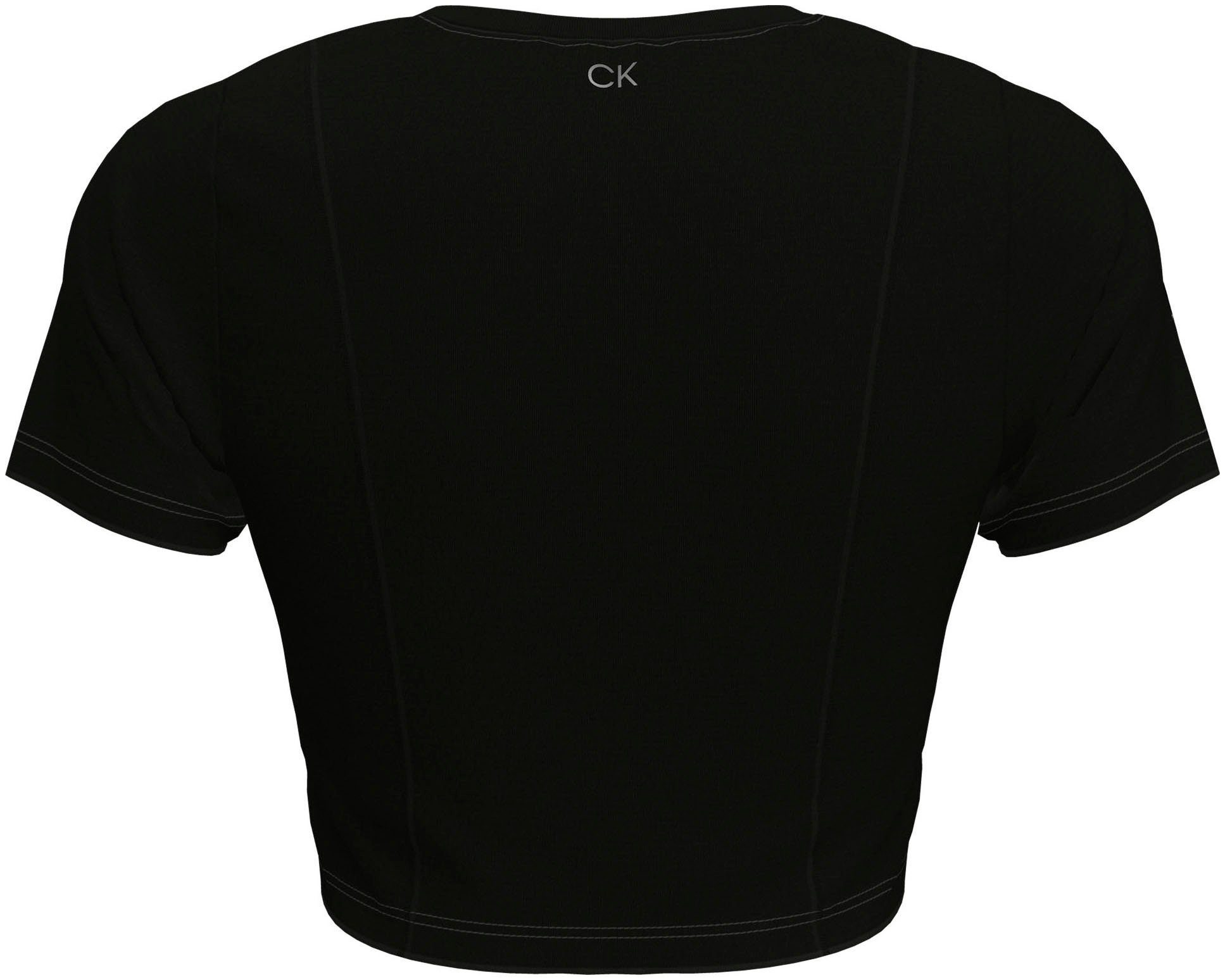 Logoschriftzug Klein Calvin Sport Black Calvin Klein - mit Ck T-Shirt PW Rundhalsshirt SS