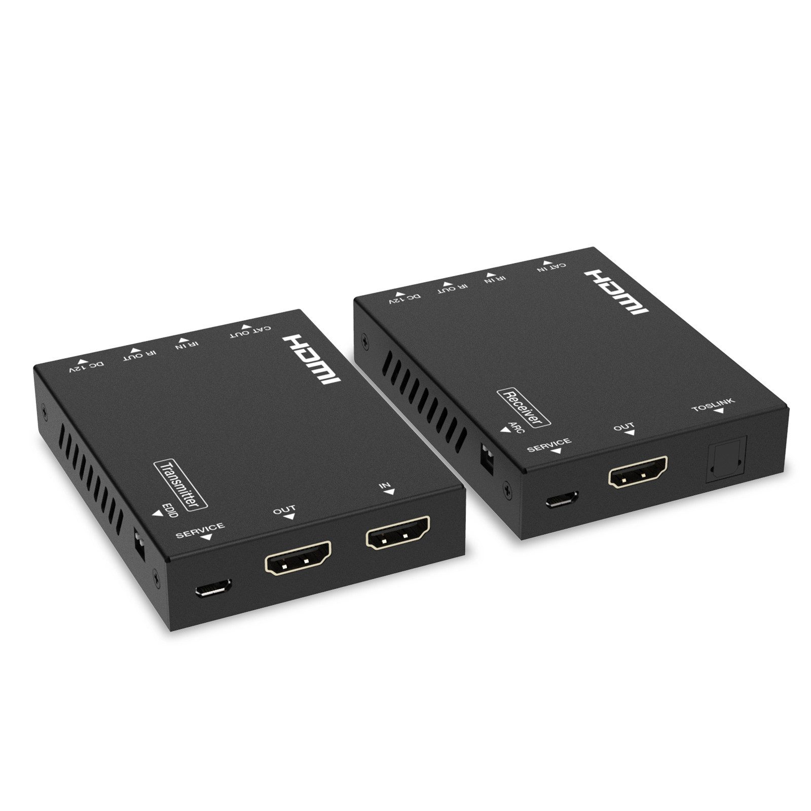 FeinTech HX230 HDMI 2.0 Extender 70 m HDMI-Adapter, Audio Extractor, Loopthrough