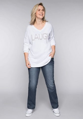 SHEEGO Пуловер с V-образным вырезом