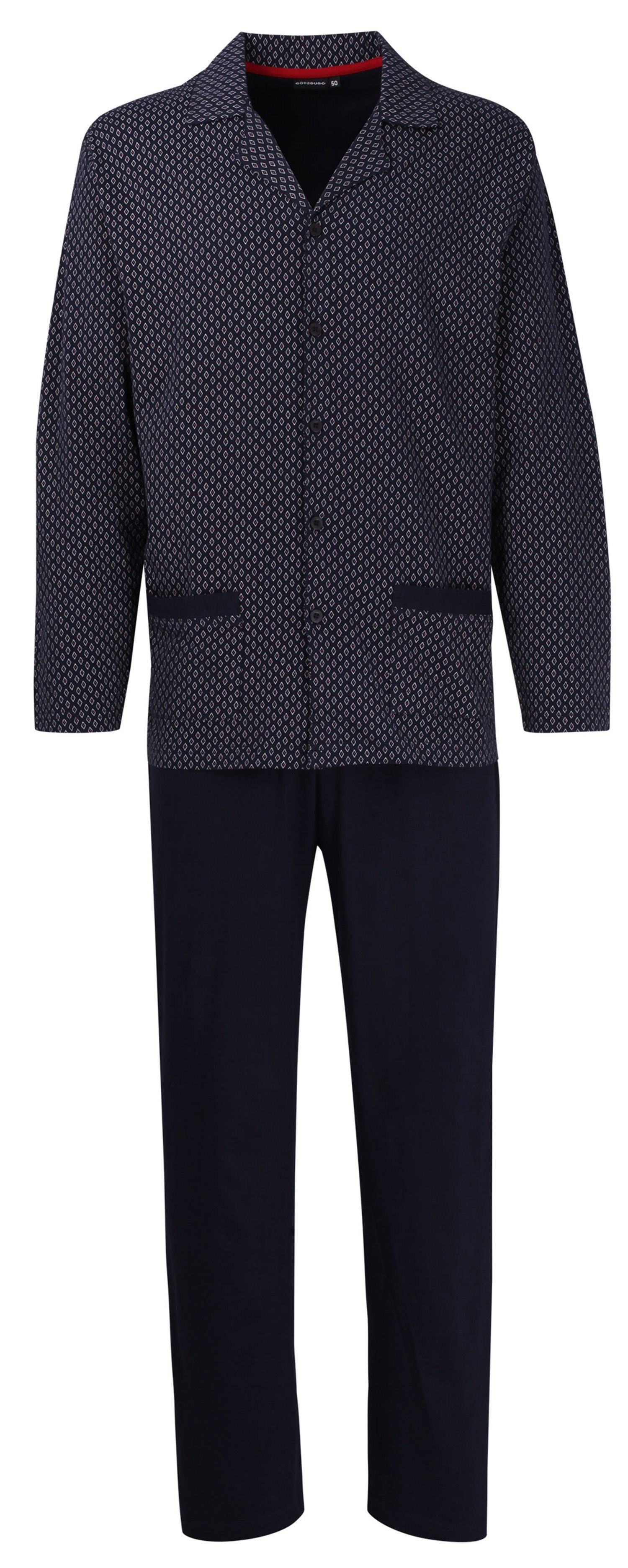 Pyjama Herren Schlafanzug