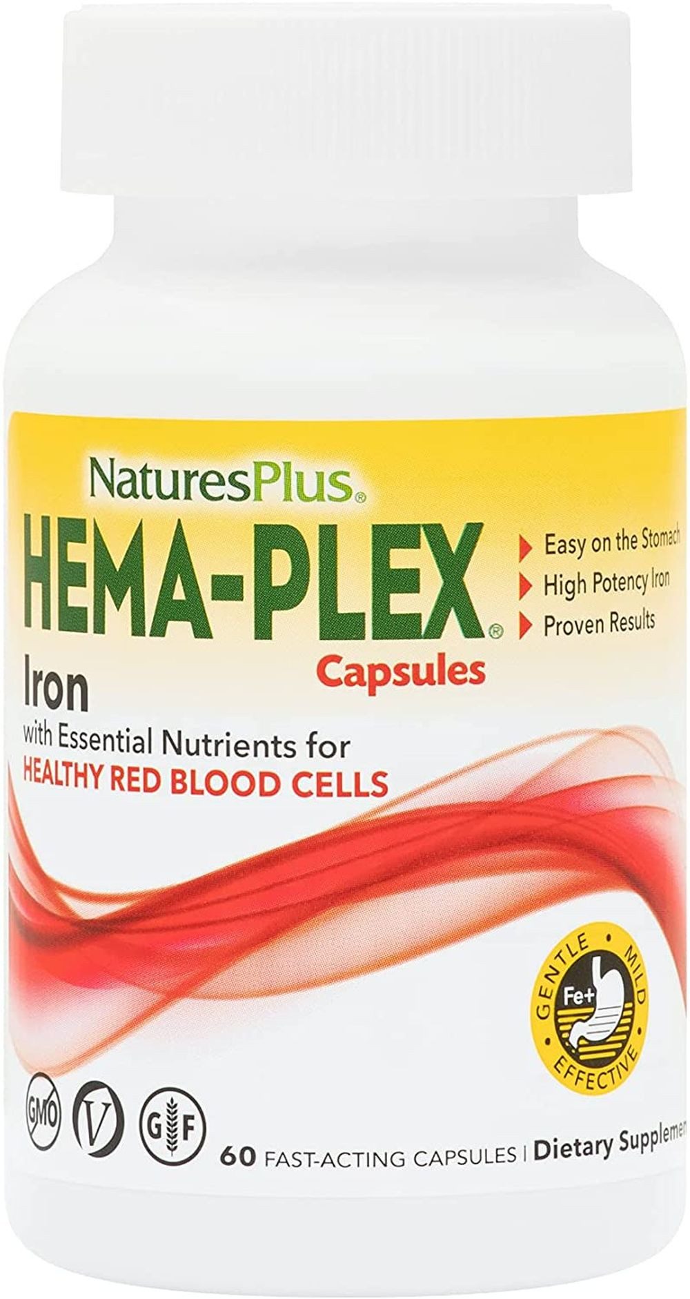 Natures Plus Natures Plus Hema-Plex Iron - 60 Kapseln Kapseln