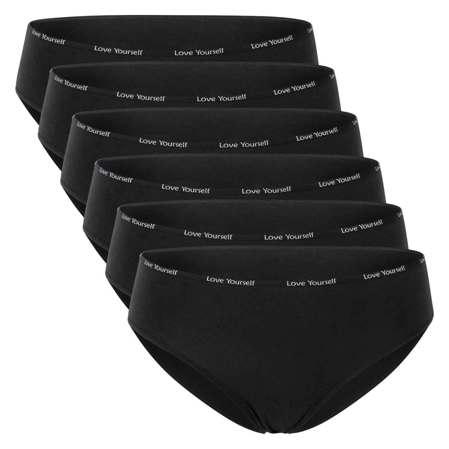 6 slip da donna cotone bielastico elasticizzato DS361 elastico
