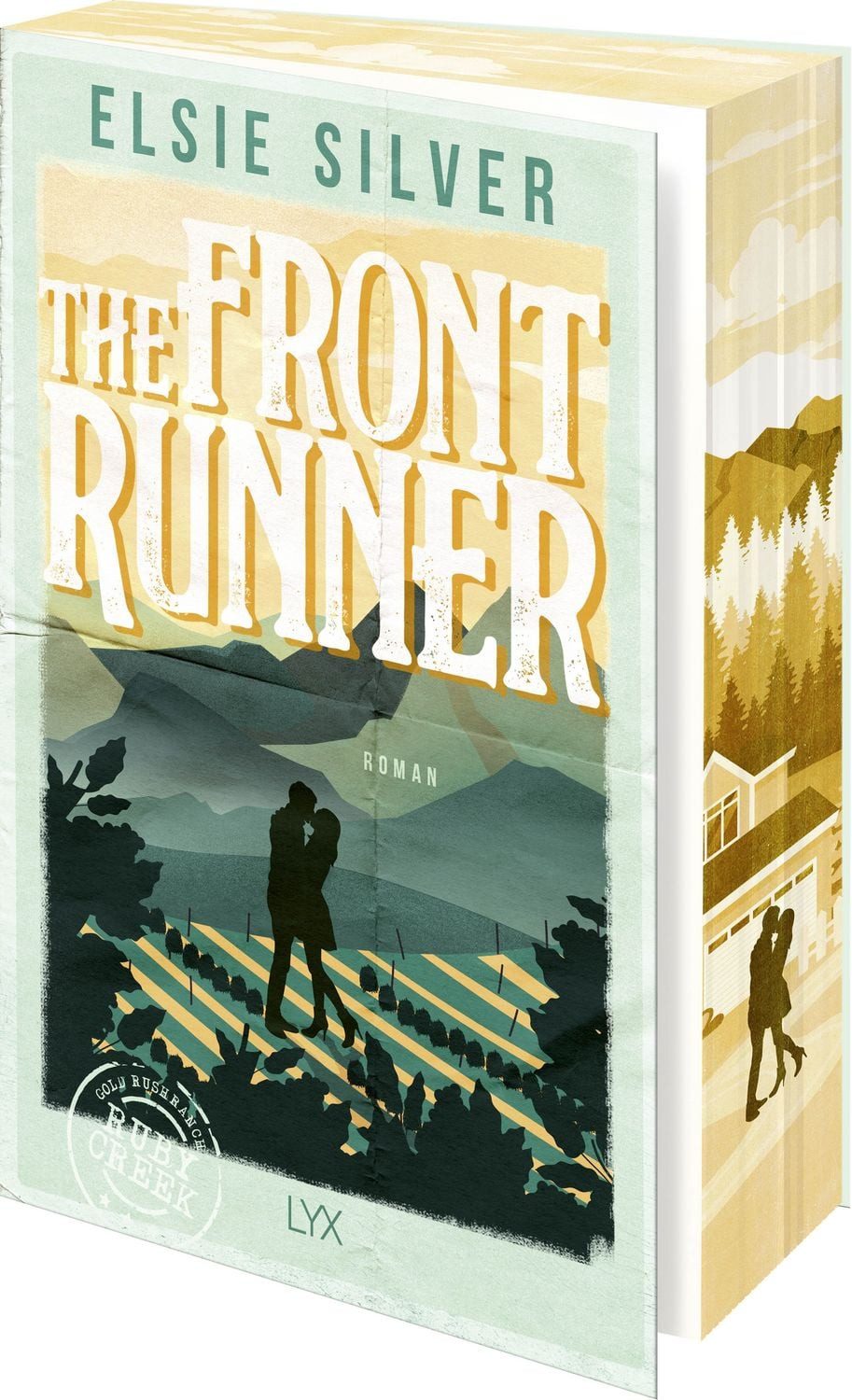 The Front Runner / Elsie Silver, Mit fortlaufendem Motivfarbschnitt in der Erstauflage und Illu in der Innenklappe