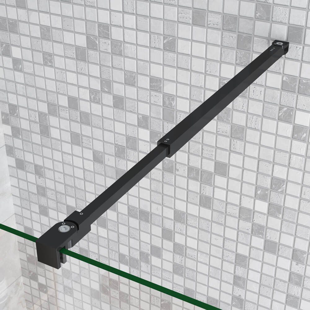 duschspa Duschwand 30-160cm Glaswand Duschwand Walk in Dusche Duschtrennwand Nano Glas, Einscheibensicherheitsglas, Sicherheitsglas, (Set), Nano Glas – Bild 4 von 5