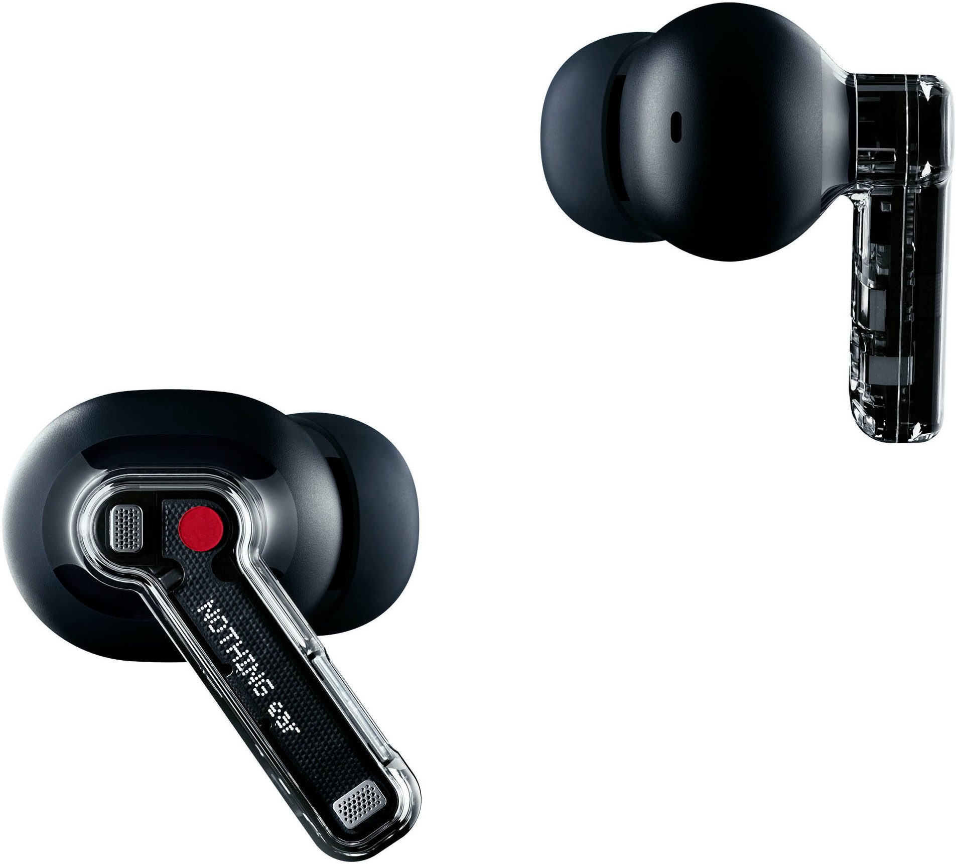 NOTHING Ear wireless In-Ear-Kopfhörer (Active Noise Cancelling (ANC), LED Ladestandsanzeige, Bluetooth)