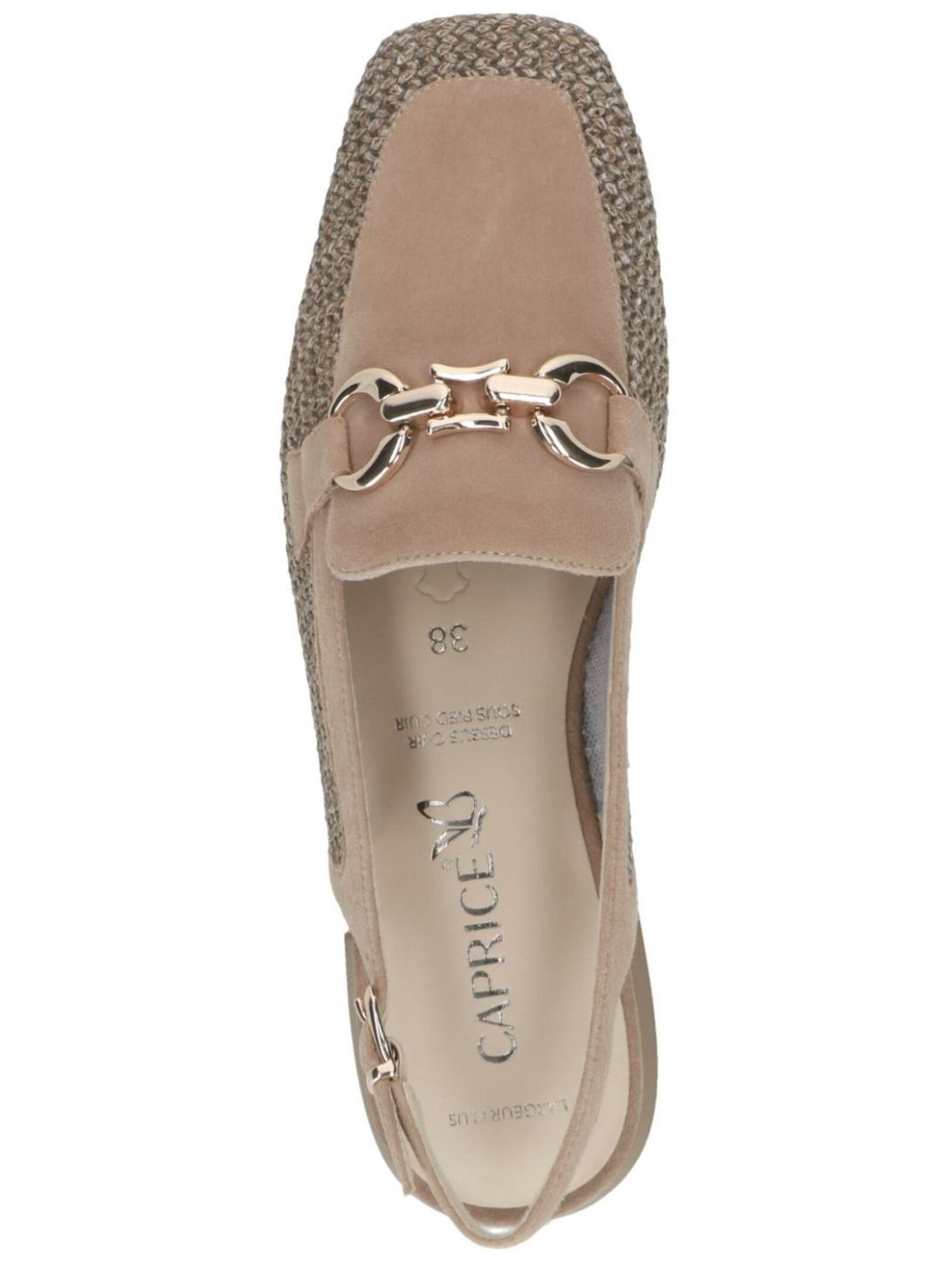 Caprice Pumps Leder/Textil . Slingpumps