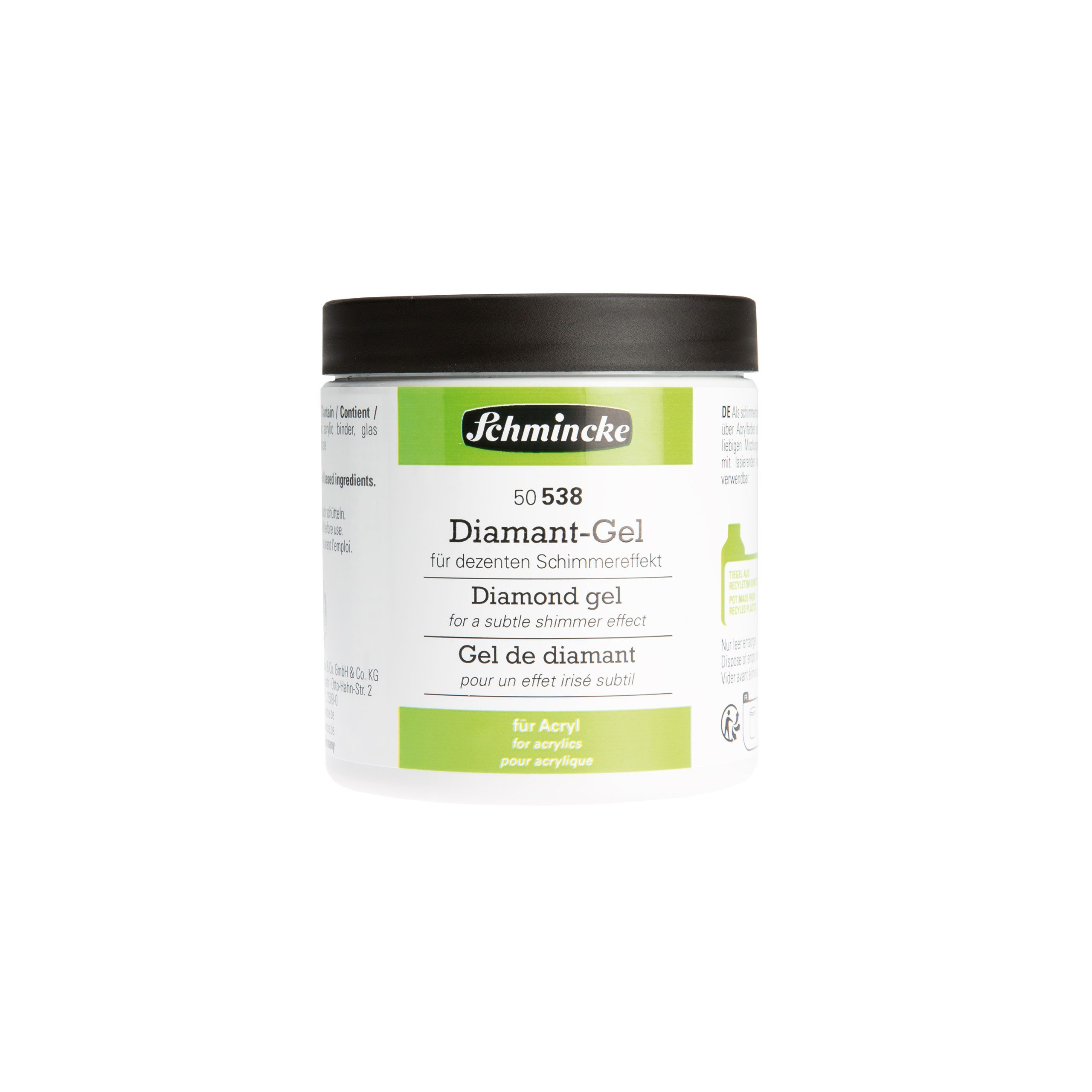 Schmincke Acrylfarbe Diamant-Gel für dezenten Schimmereffekt 250ml 50 538 057