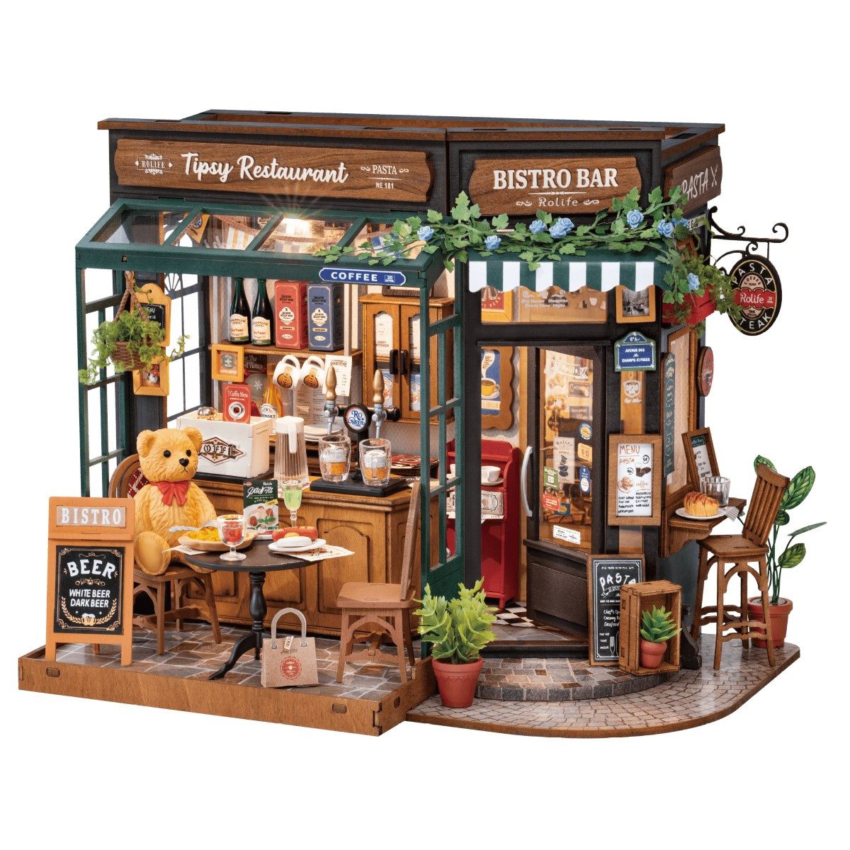 ROLIFE 3D-Puzzle DIY "Tipsy Restaurant", 297 günstig online kaufen