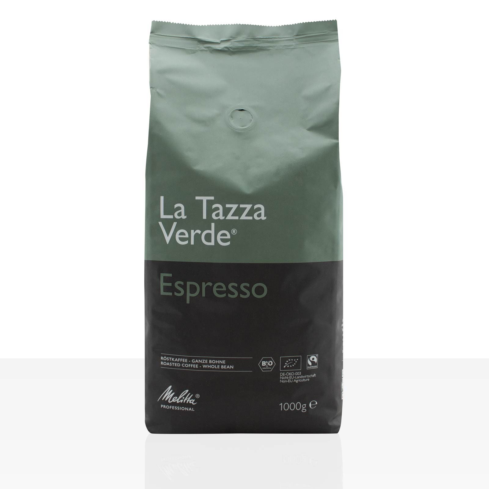 Melitta Kaffee Melitta La Tazza Verde Espresso Bio Fairtrade - 1kg Kaffeebohnen