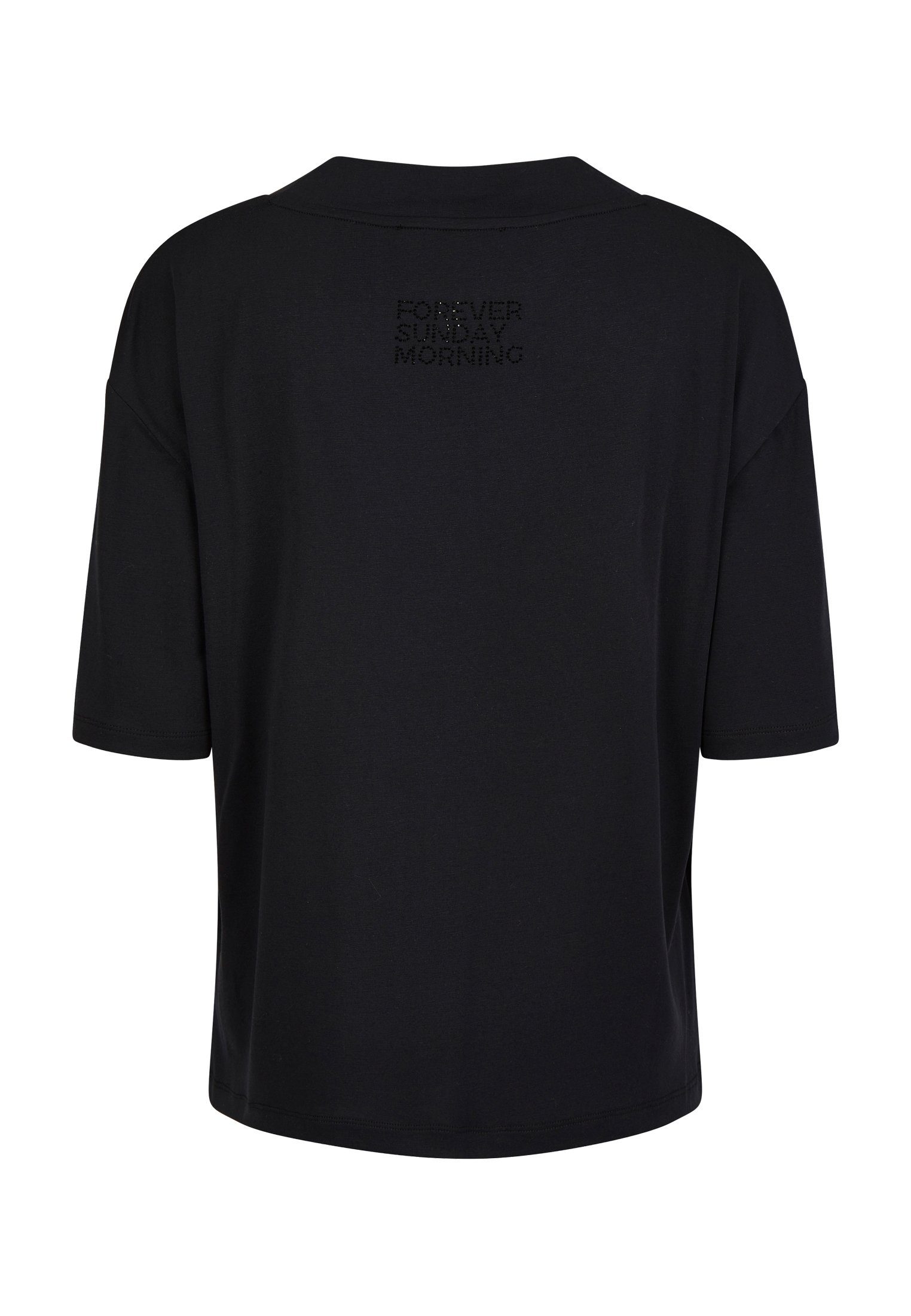 schwarz mit T-Shirt großem AUREL MARC V-Ausschnitt