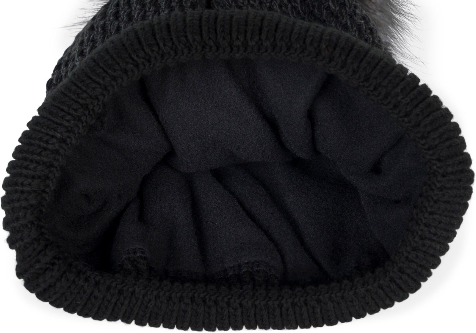 styleBREAKER Bommelmütze Strick Bommelmütze mit Farbverlauf (1-St) günstig online kaufen