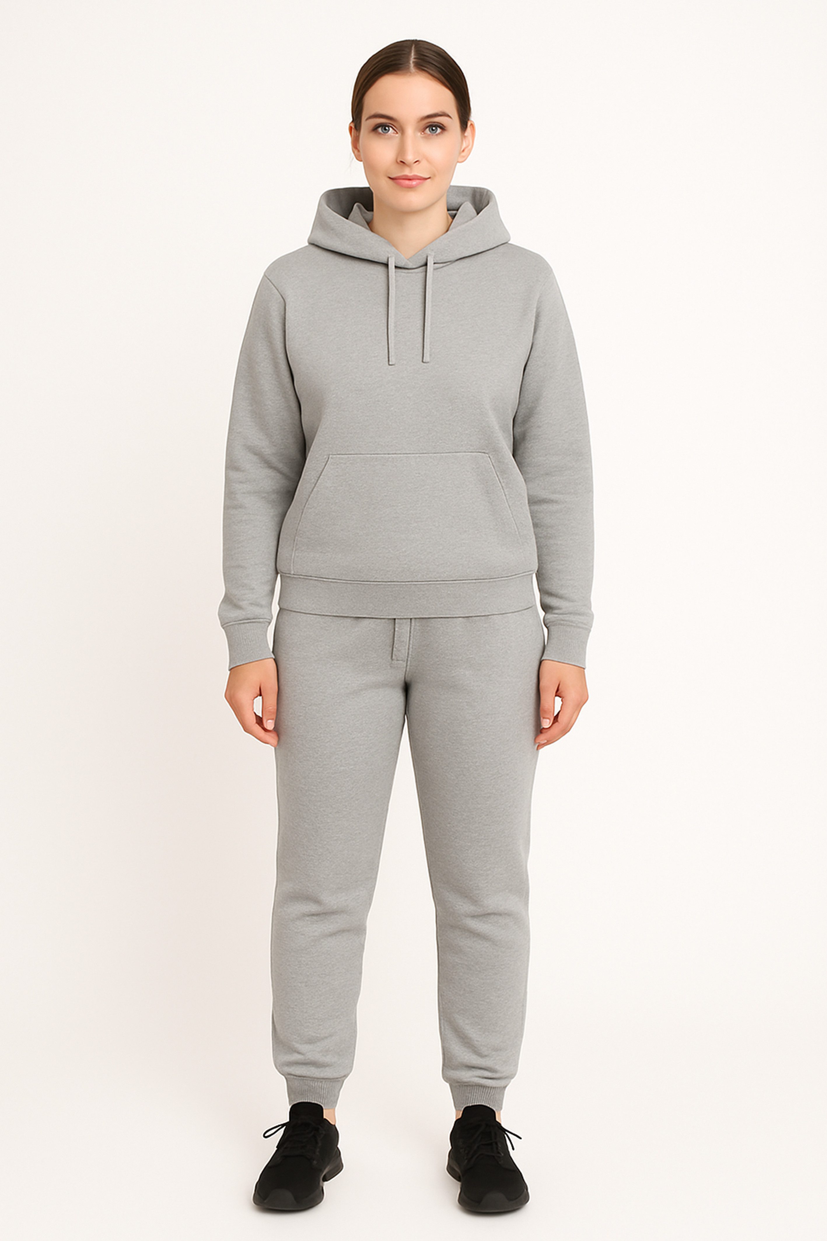 Banco Jogginganzug Damen Trainingsanzug mit Kapuzenpullover und Jogginghose (1x Kapuzenpullover 1x Sporthose), Sportanzug Damen 2-Teiler Set