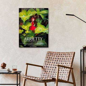 Posterlounge Leinwandbild Vintage Entertainment Collection, Arrietty - Die wundersame Welt der Borger (Französisch), Wohnzimmer