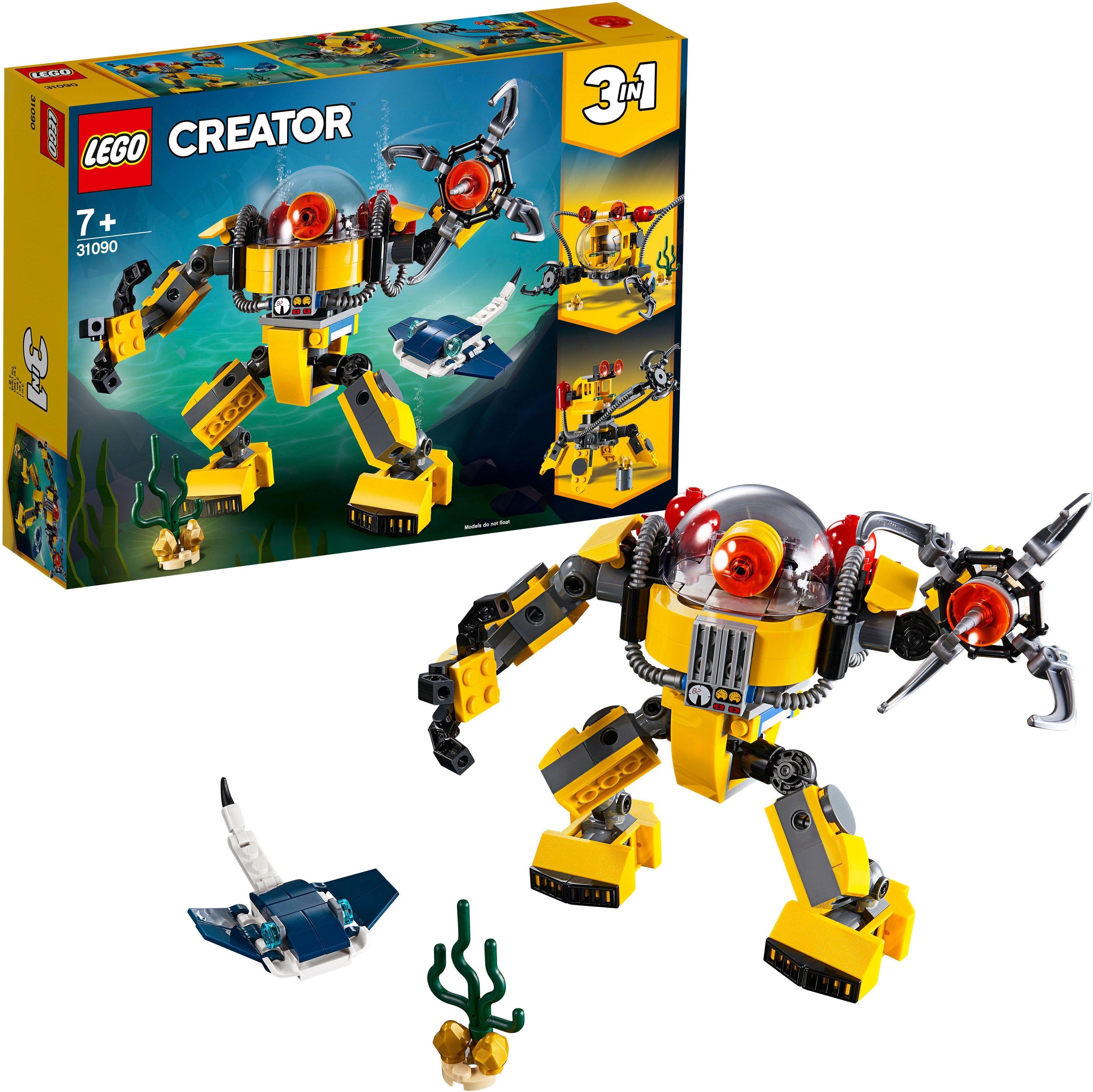 Image of LEGO 31090 Unterwasser-Roboter Bausatz, Mehrfarbig