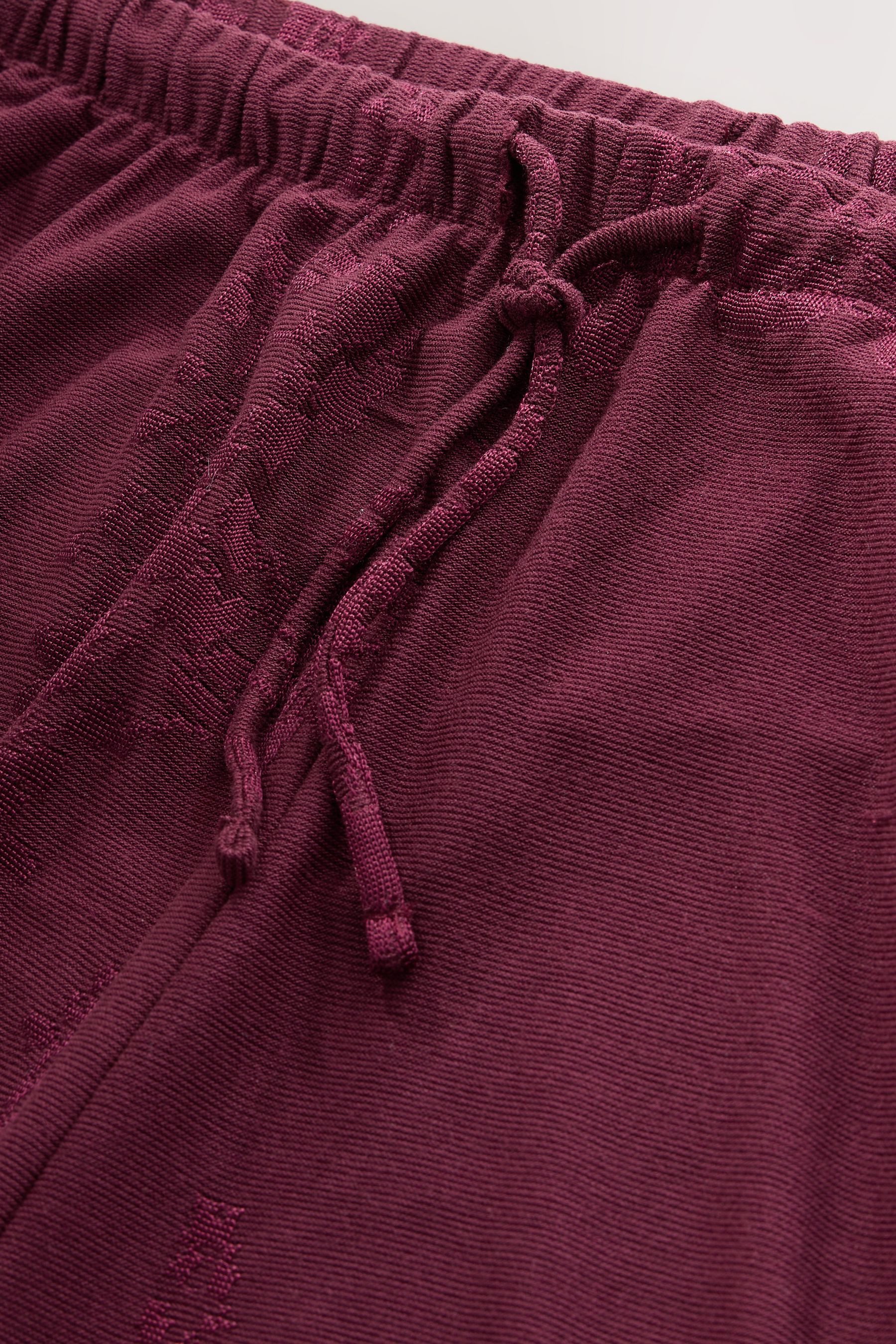 Next Palazzohose Jacquard-Hose mit weitem Bein (1-tlg)